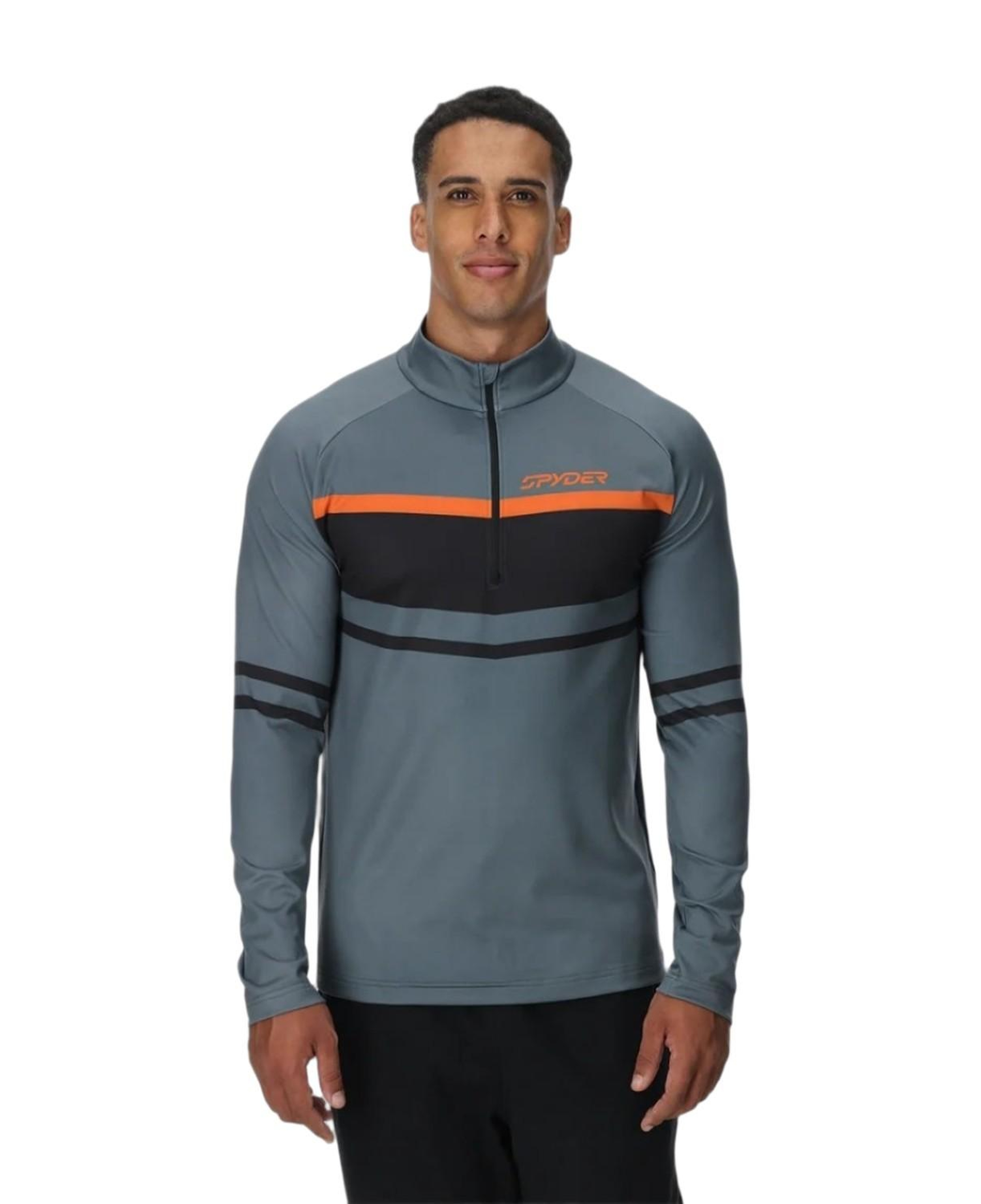 Spyder Legacy 12 Zip Erkek Mavi İçlik Üst