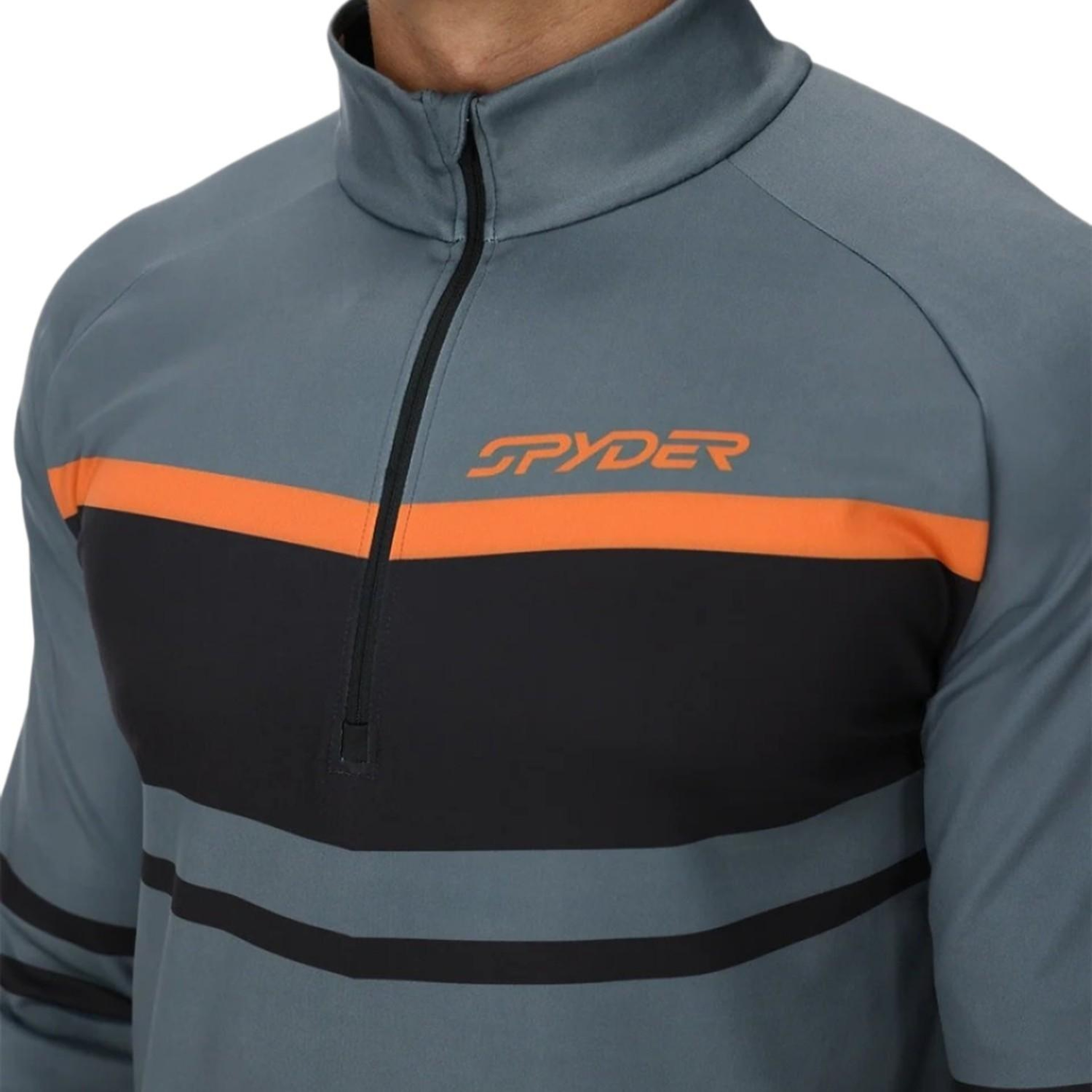 Spyder Legacy 12 Zip Erkek Mavi İçlik Üst