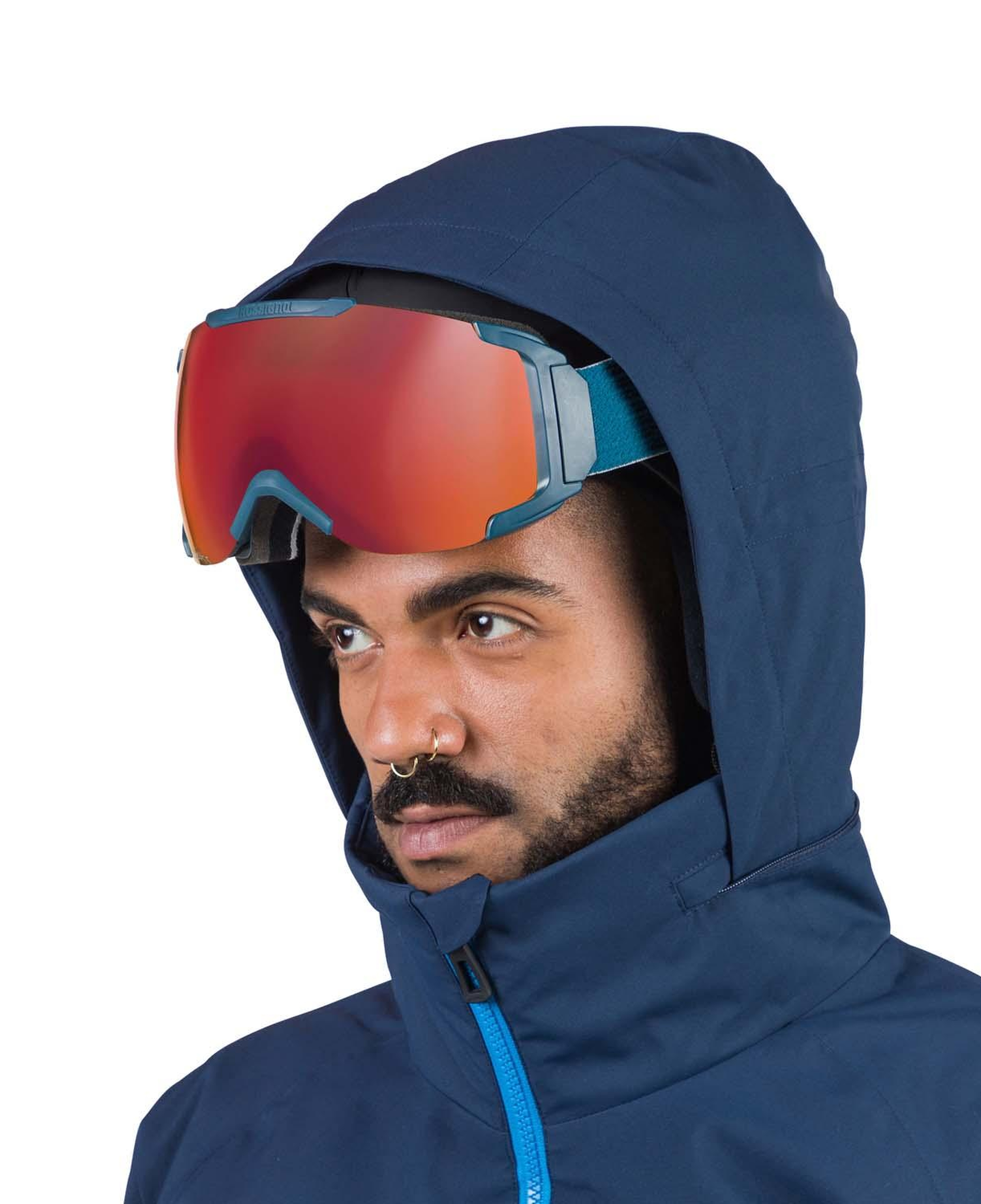 Rossignol Strawpile Erkek Mavi Kayak Ceketi