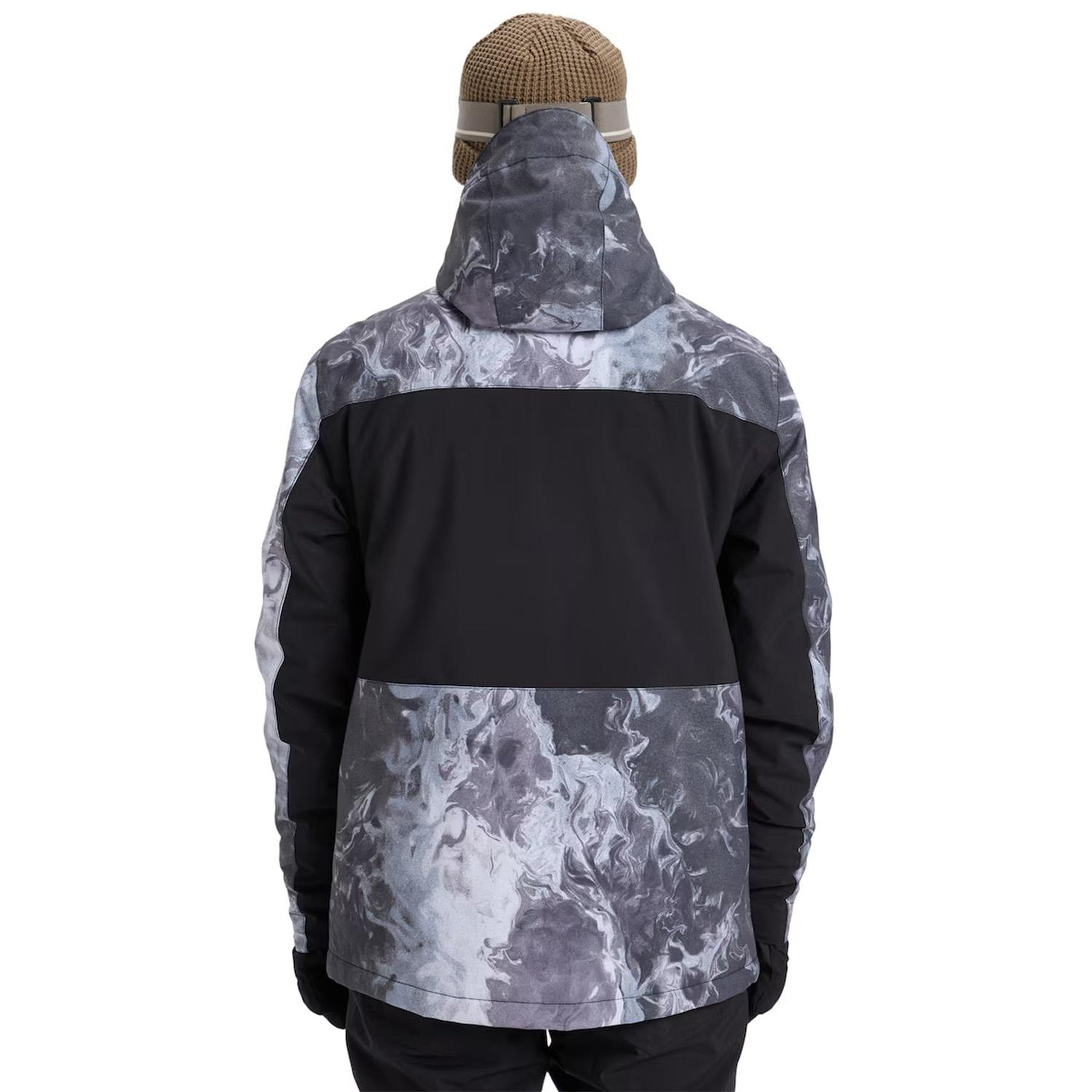 Quiksilver Sycamore Printed Erkek Snowboard Ceketi