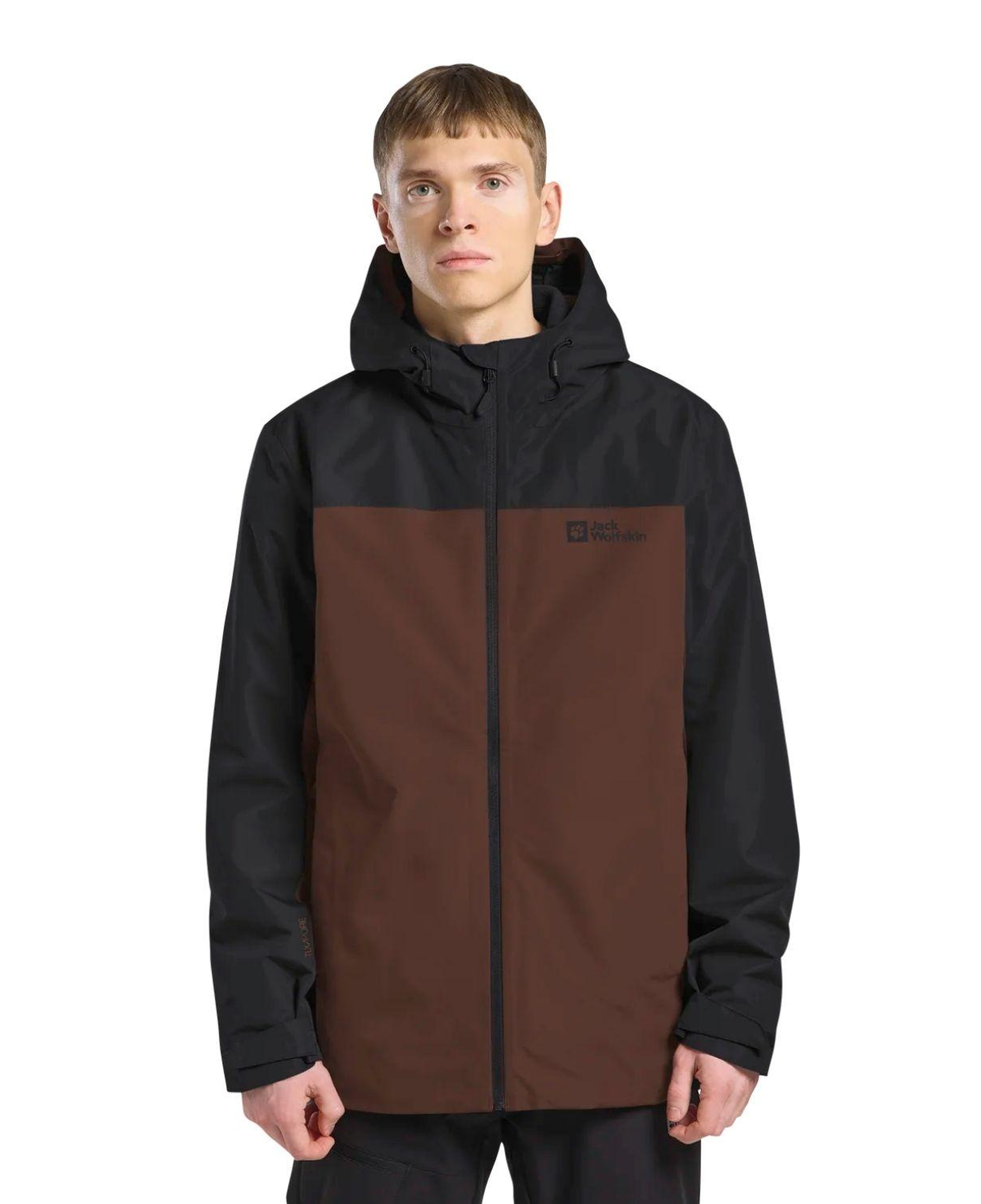 Jack Wolfskin Taubenberg 3in1 Erkek Kahverengi Outdoor Ceketi