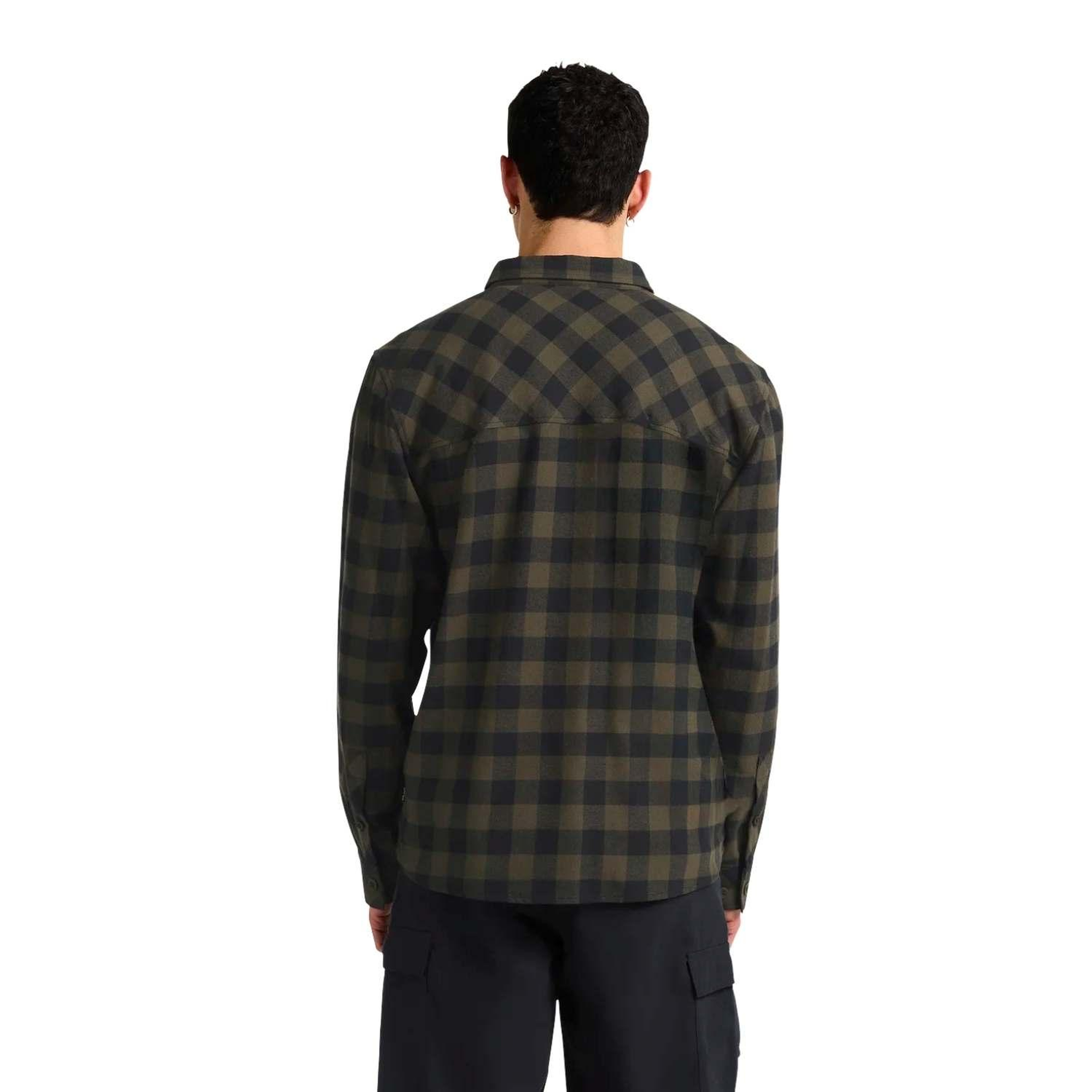 Jack Wolfskin Lite Flannel Erkek Yeşil Gömlek