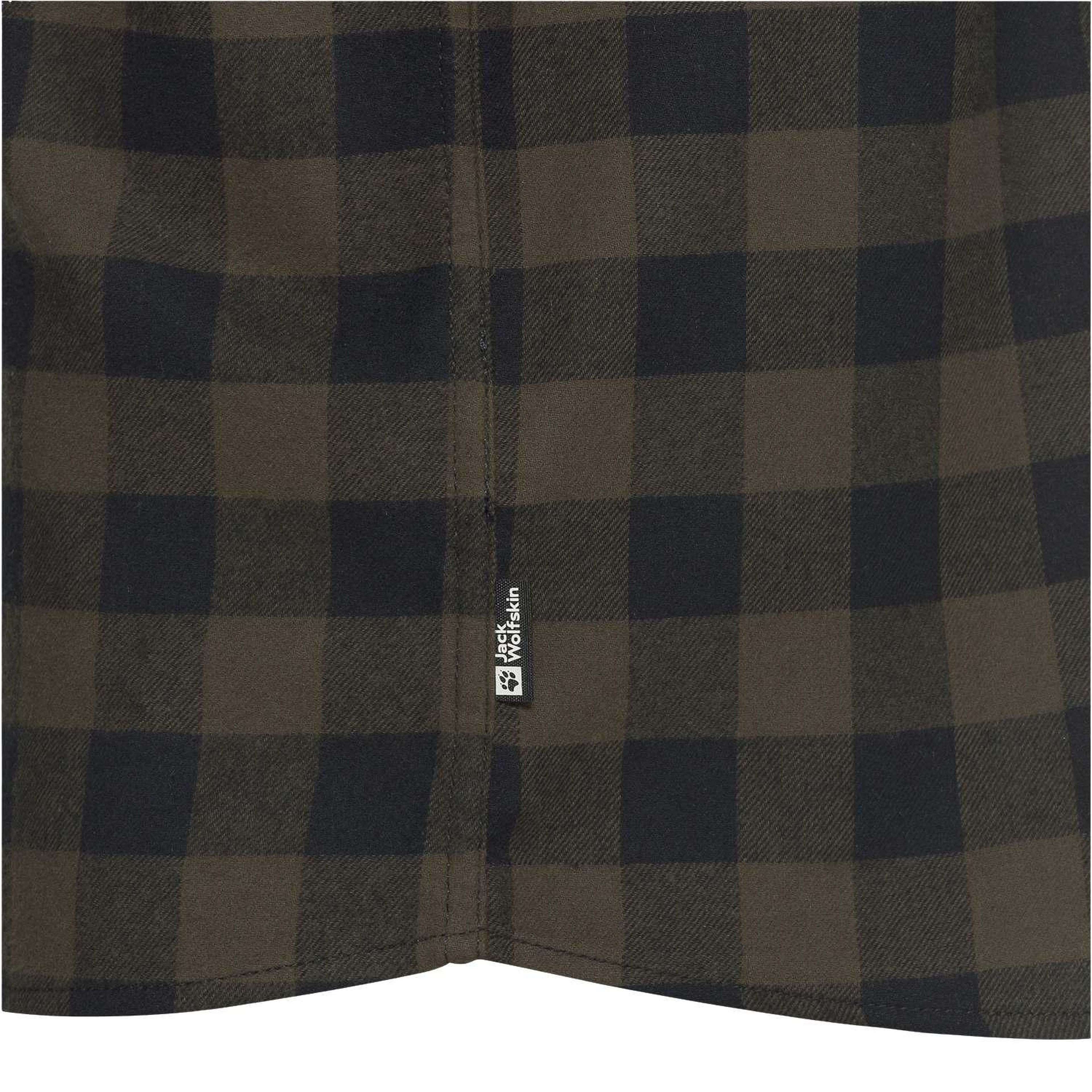 Jack Wolfskin Lite Flannel Erkek Yeşil Gömlek