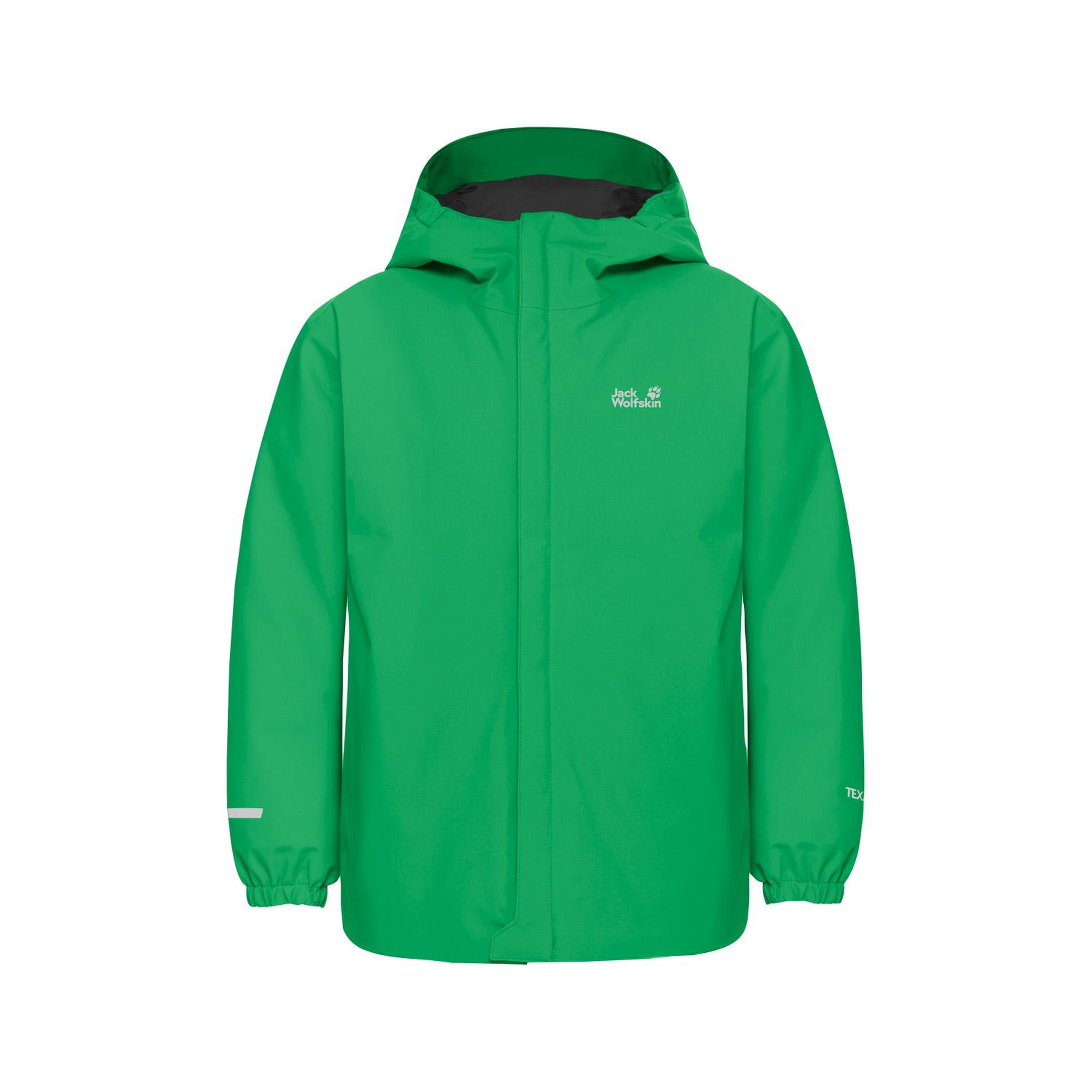 Jack Wolfskin Flowline Ski Unisex Çocuk Yeşil Outdoor Ceketi