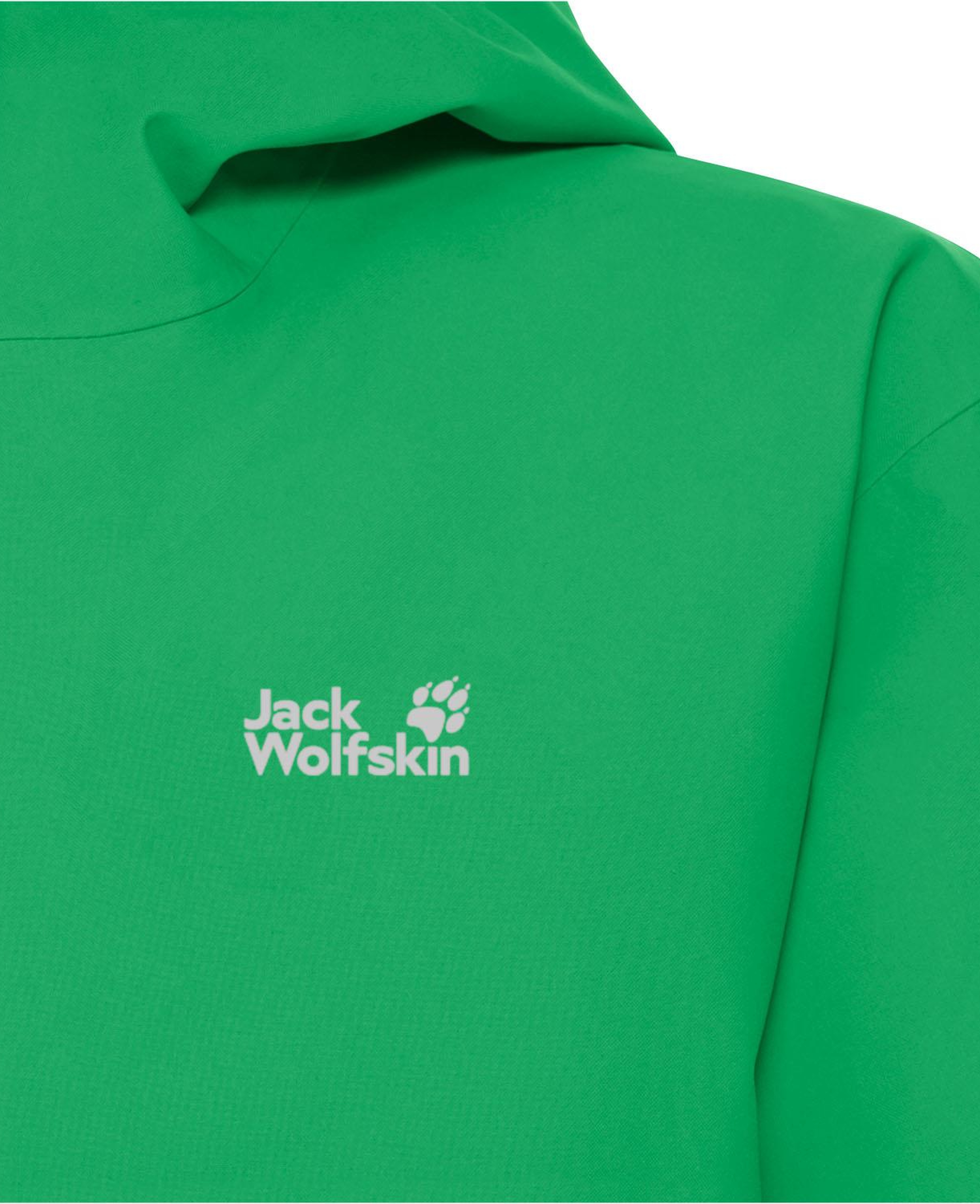 Jack Wolfskin Flowline Ski Unisex Çocuk Yeşil Outdoor Ceketi
