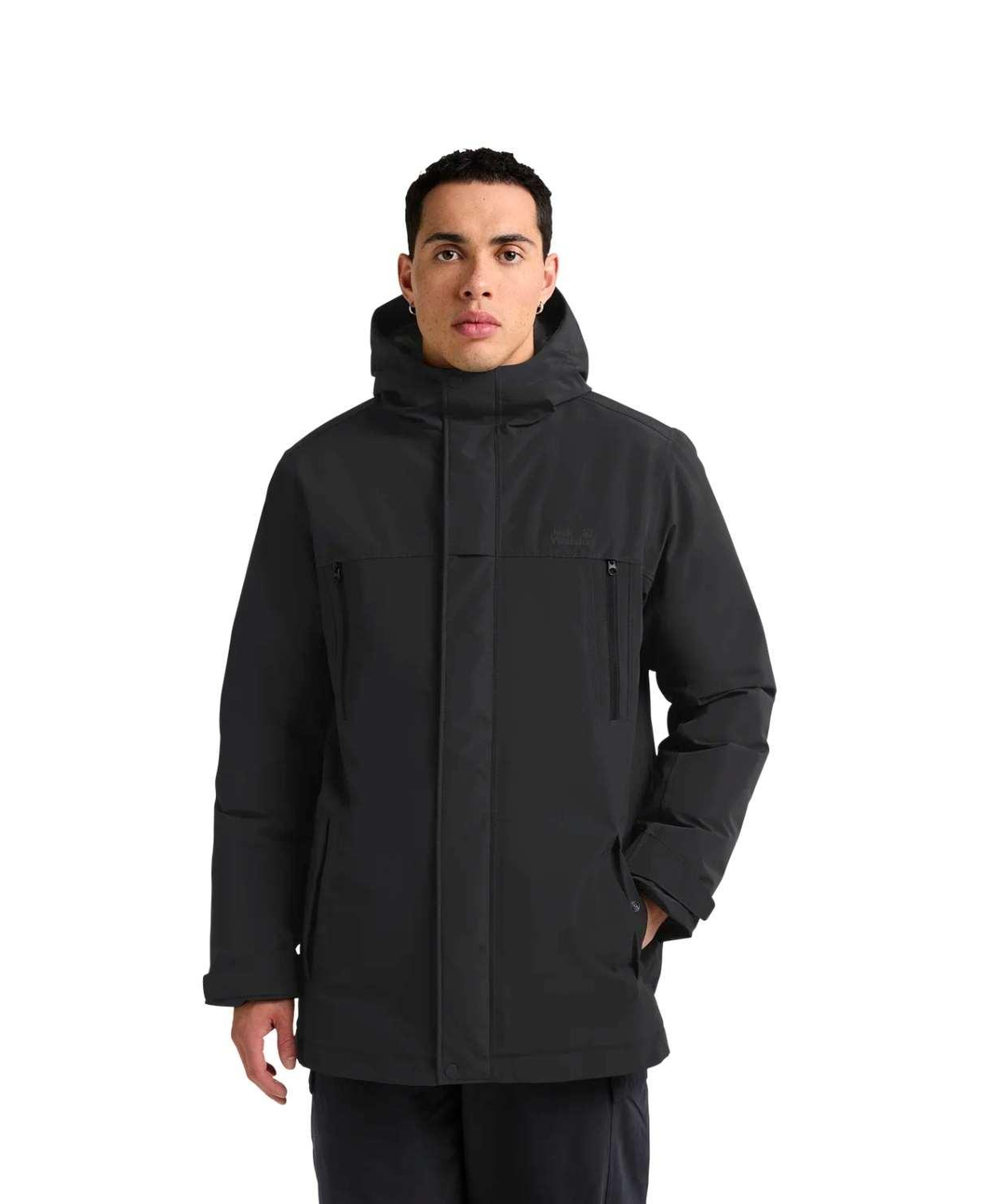 Jack Wolfskin Glacier Shield Erkek Siyah Outdoor Ceketi