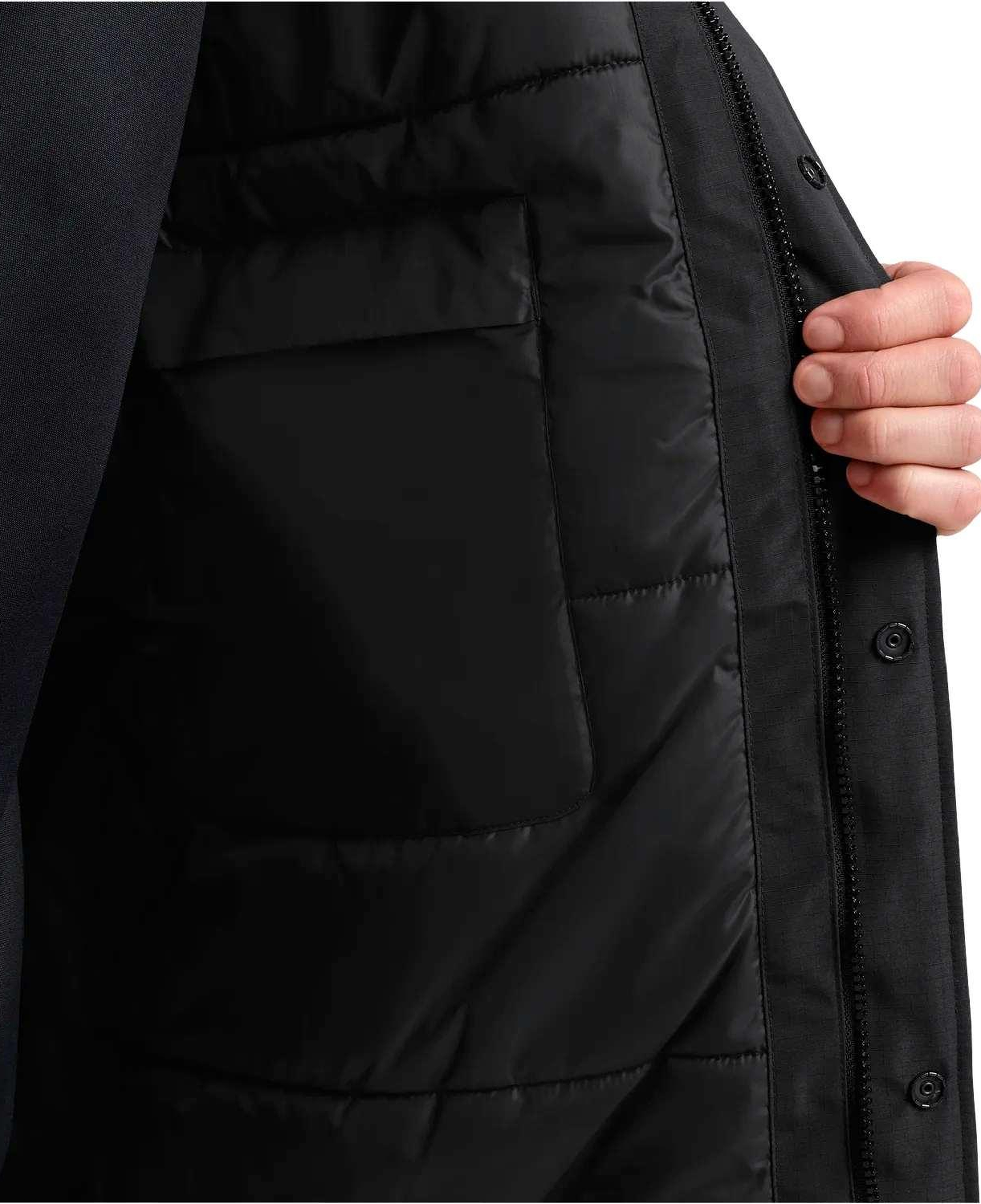 Jack Wolfskin Glacier Shield Erkek Siyah Outdoor Ceketi