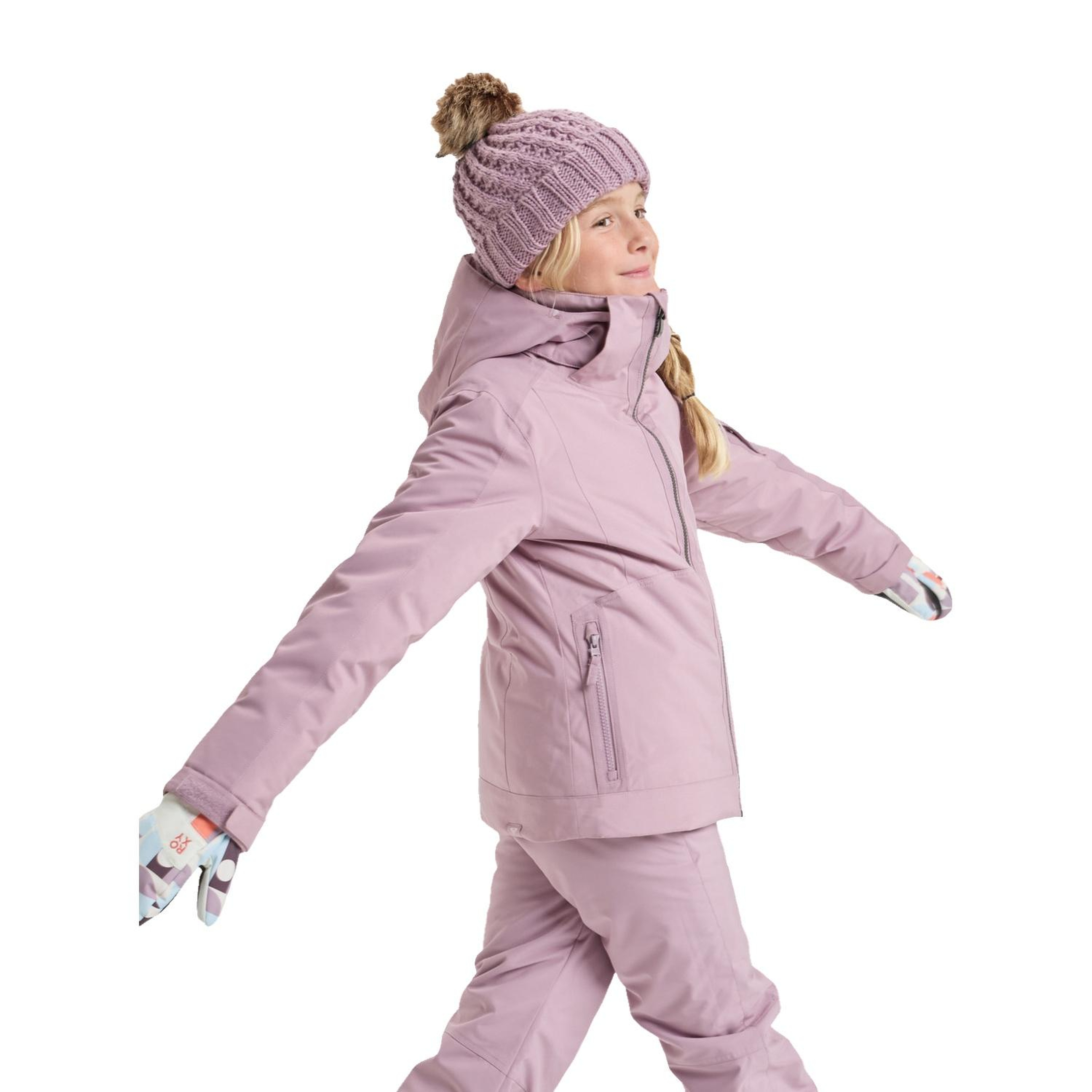 Roxy Meade Kız Çocuk Siyah Snowboard Ceketi