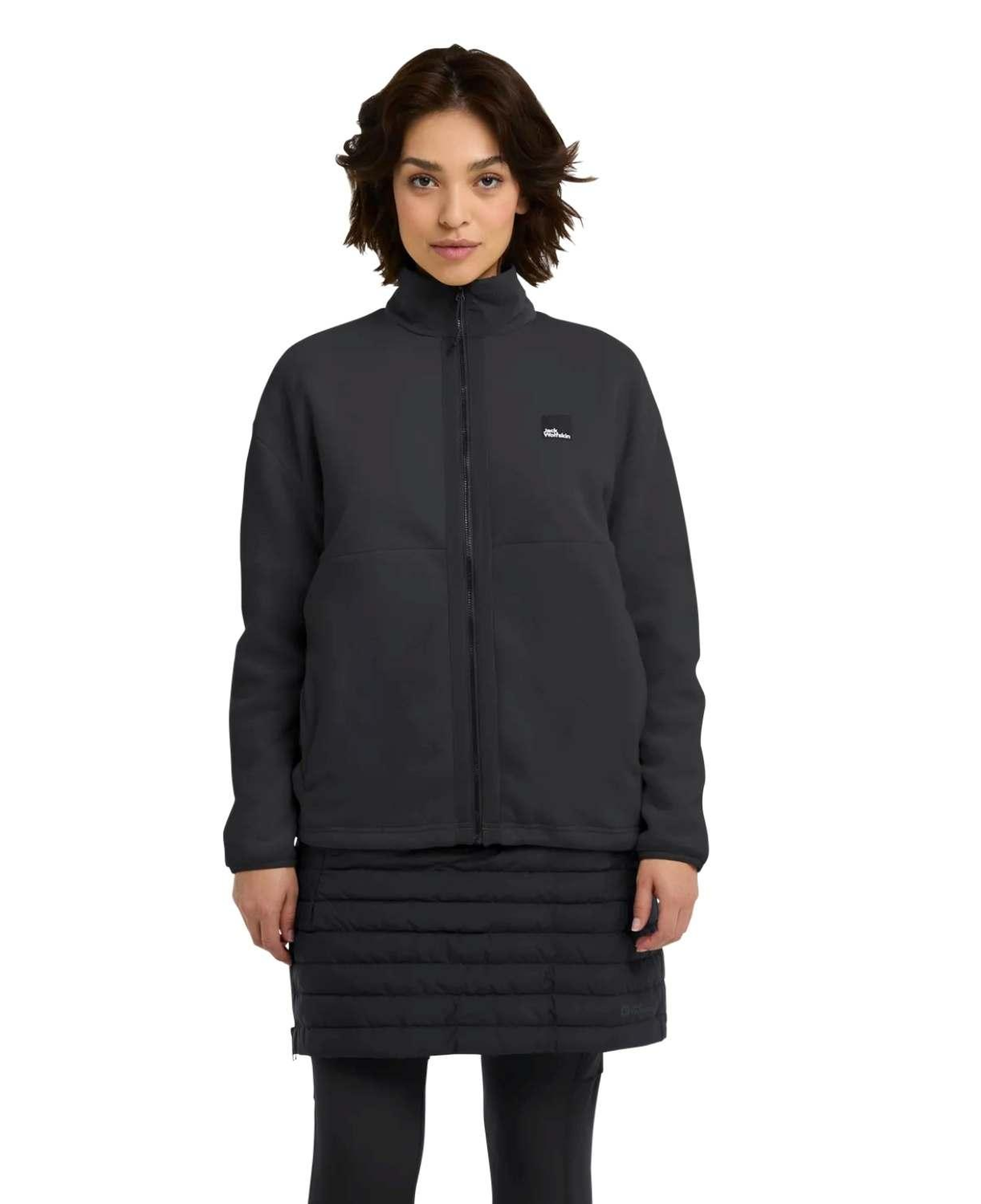 Jack Wolfskin Sumetro Fz Kadın Siyah Polar Ceket