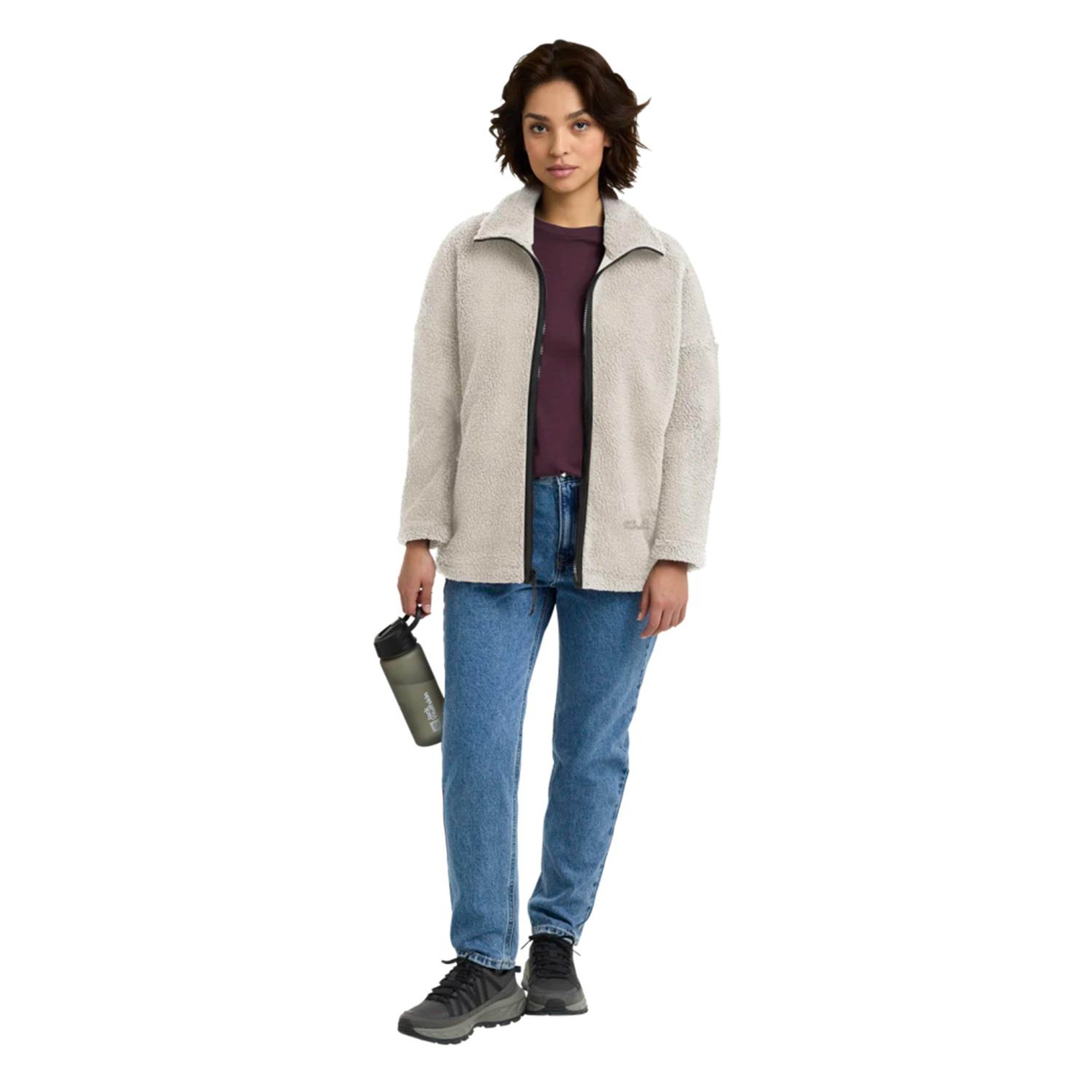 Jack Wolfskin Stone Lite Kadın Bej Outdoor Ceketi