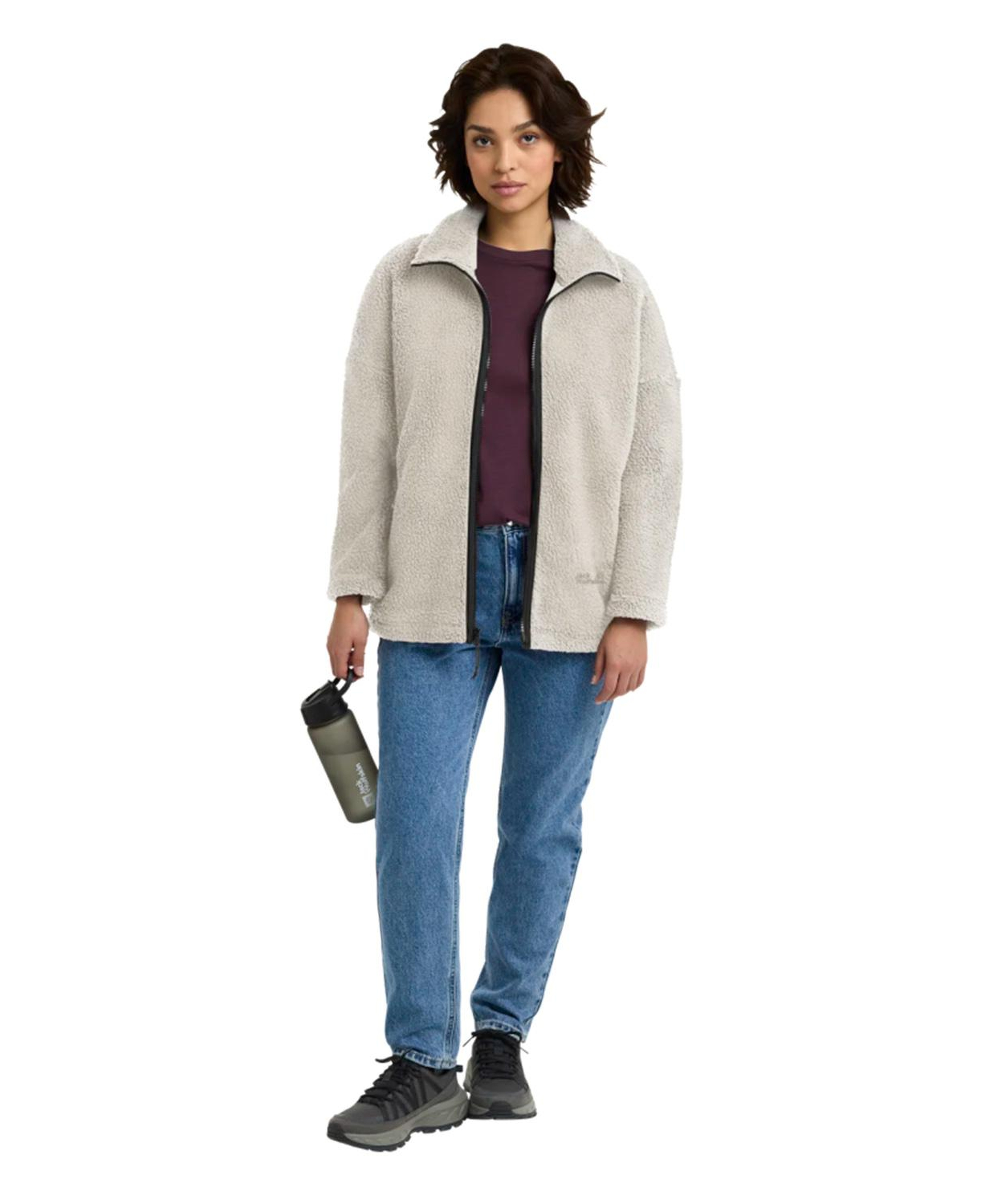 Jack Wolfskin Stone Lite Kadın Bej Outdoor Ceketi