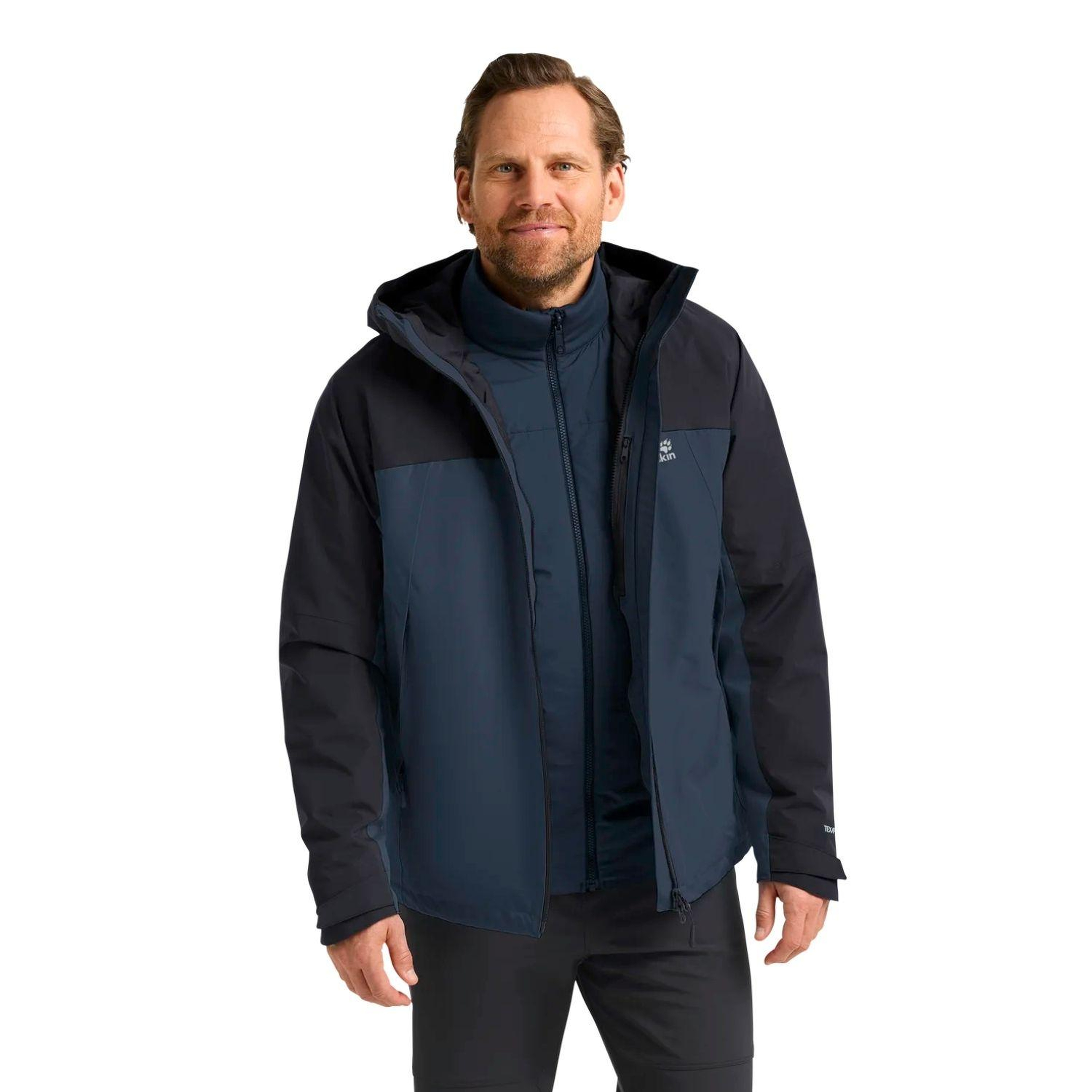 Jack Wolfskin Wild Places 3in1 Erkek Outdoor Ceketi