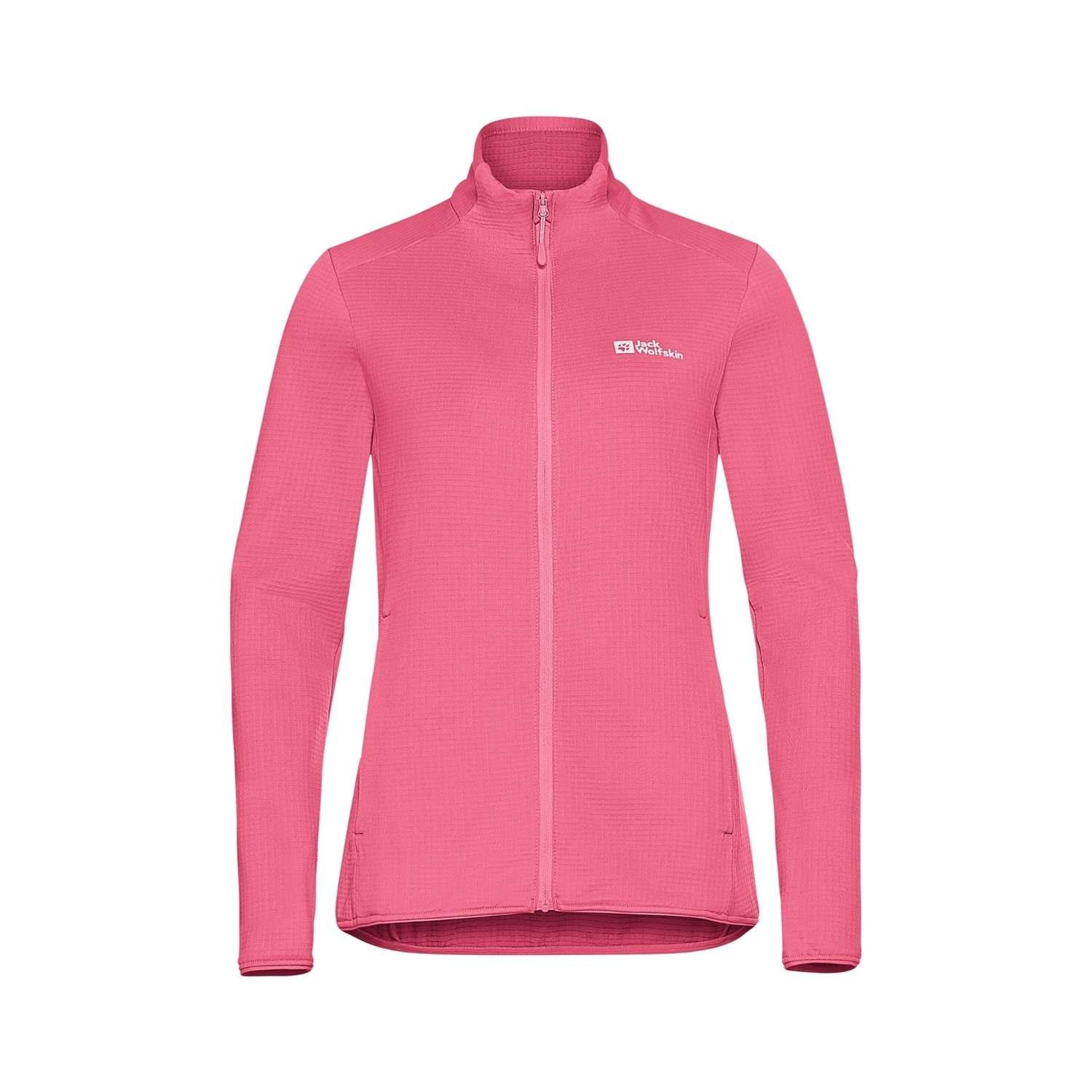 Jack Wolfskin Kolbenberg Fz Kadın Pembe Polar Ceket