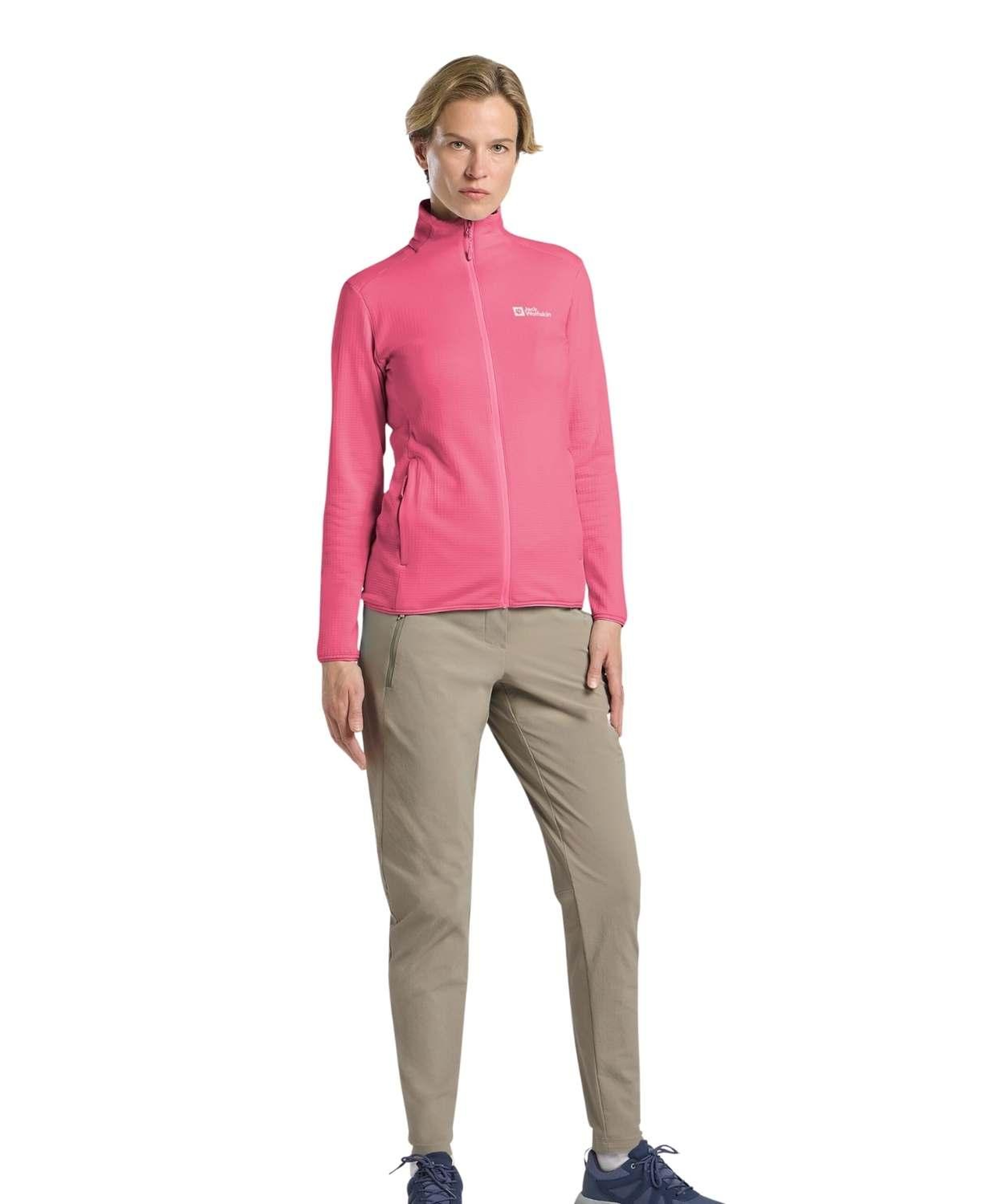 Jack Wolfskin Kolbenberg Fz Kadın Pembe Polar Ceket