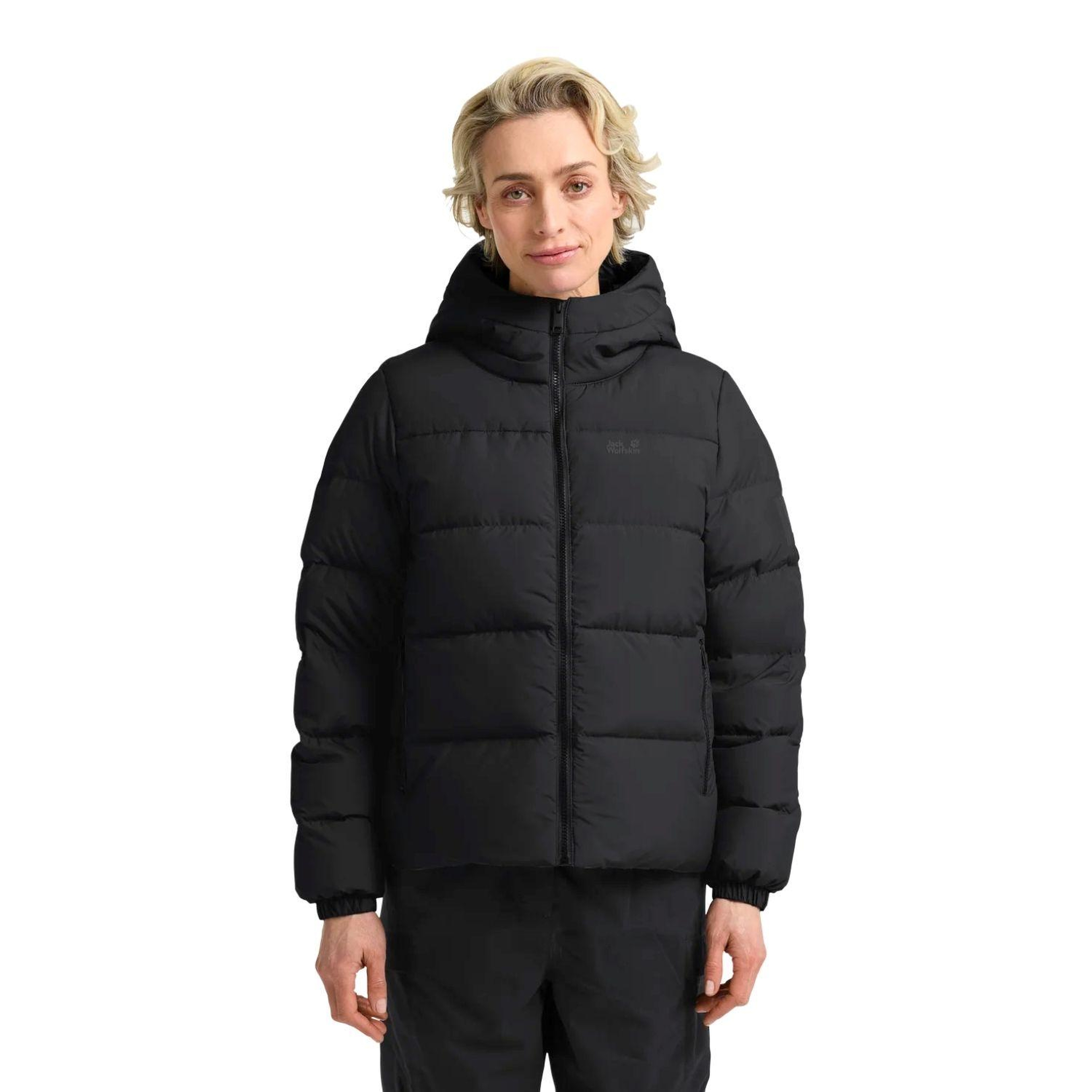 Jack Wolfskin Frozen Palace Rds Kadın Siyah Outdoor Ceketi