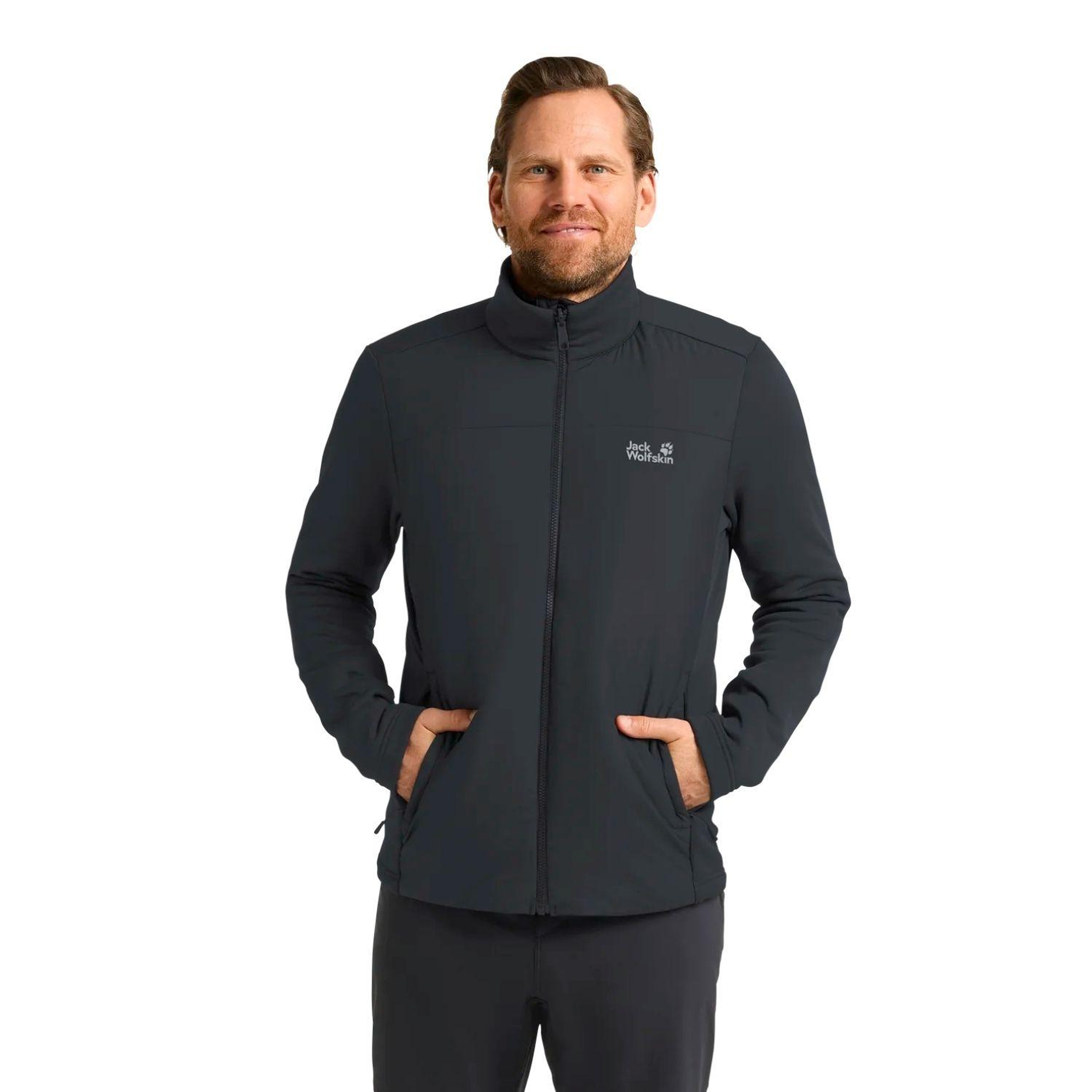 Jack Wolfskin Wild Places 3in1 Erkek Gri Outdoor Ceketi