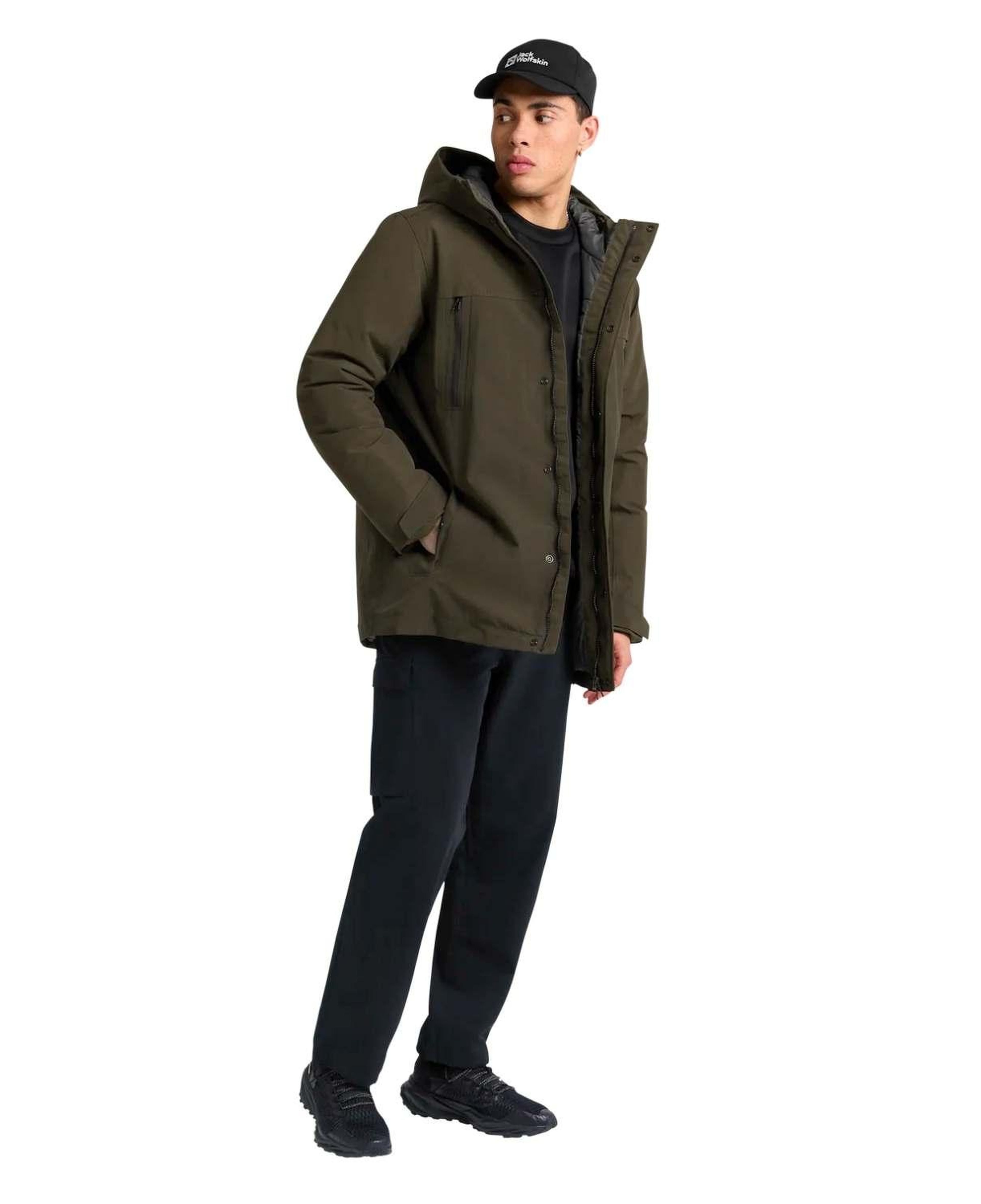 Jack Wolfskin Glacier Shield Erkek Yeşil Outdoor Ceketi