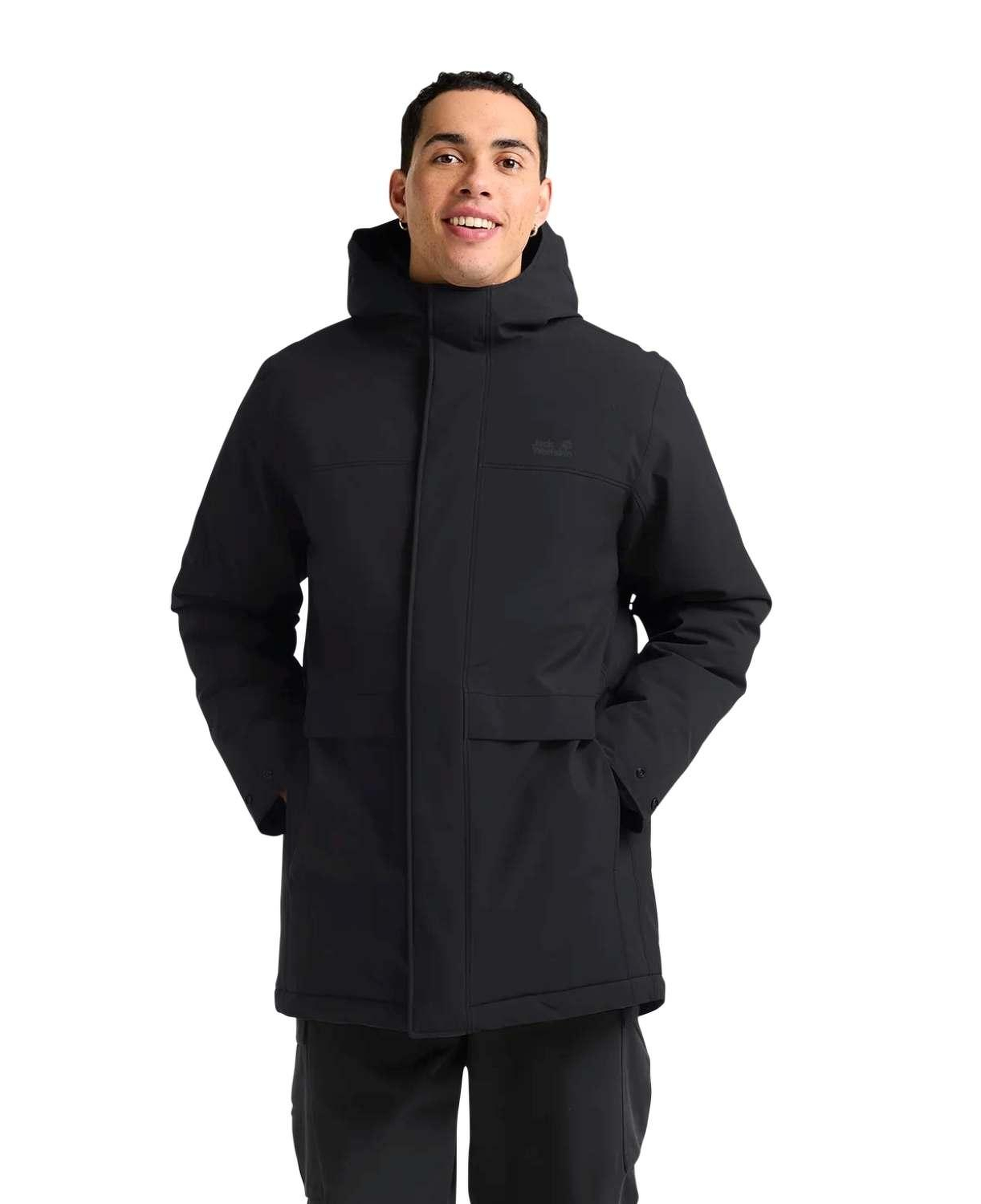 Jack Wolfskin Cold Camp Erkek Siyah Outdoor Ceketi