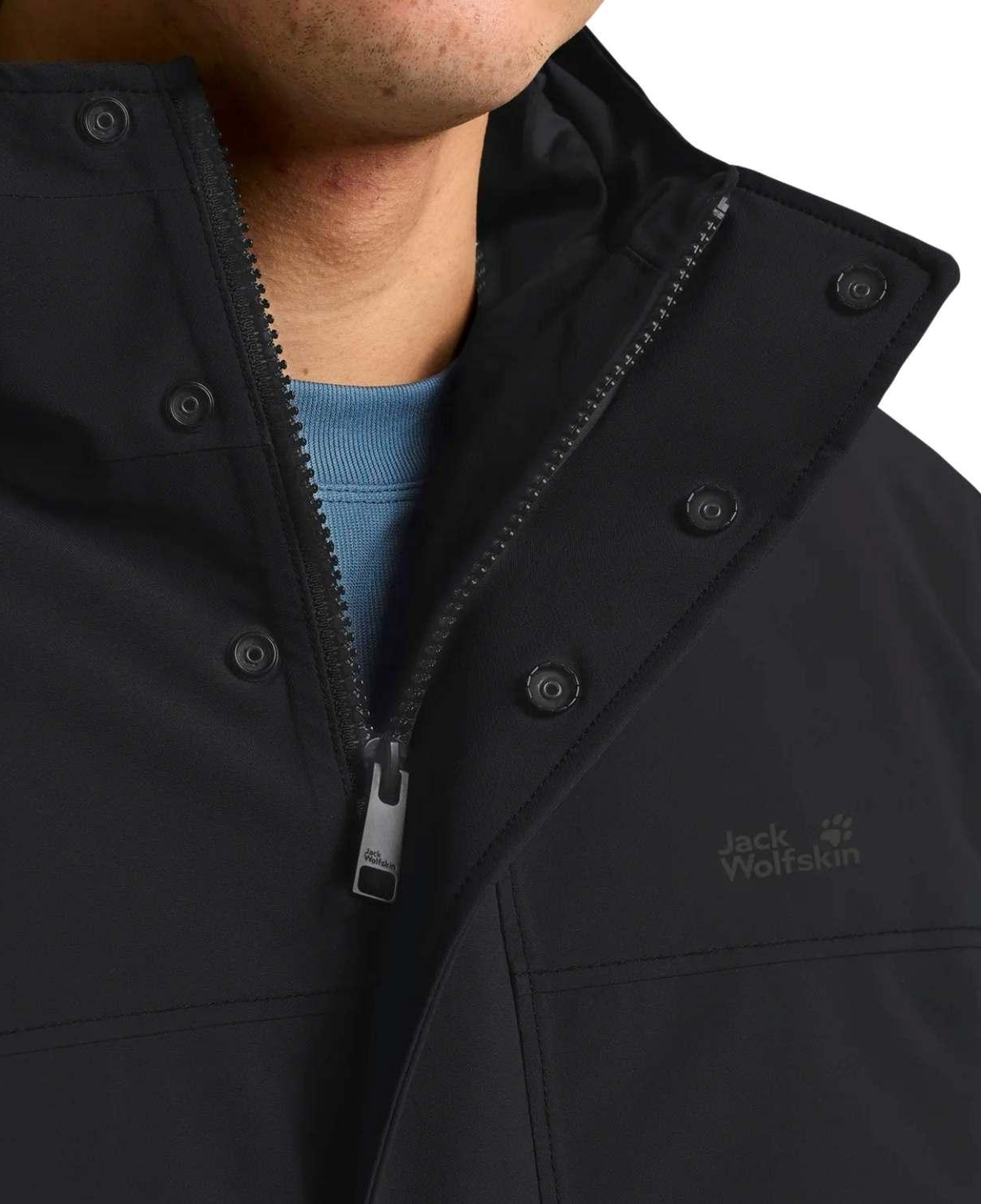 Jack Wolfskin Cold Camp Erkek Siyah Outdoor Ceketi
