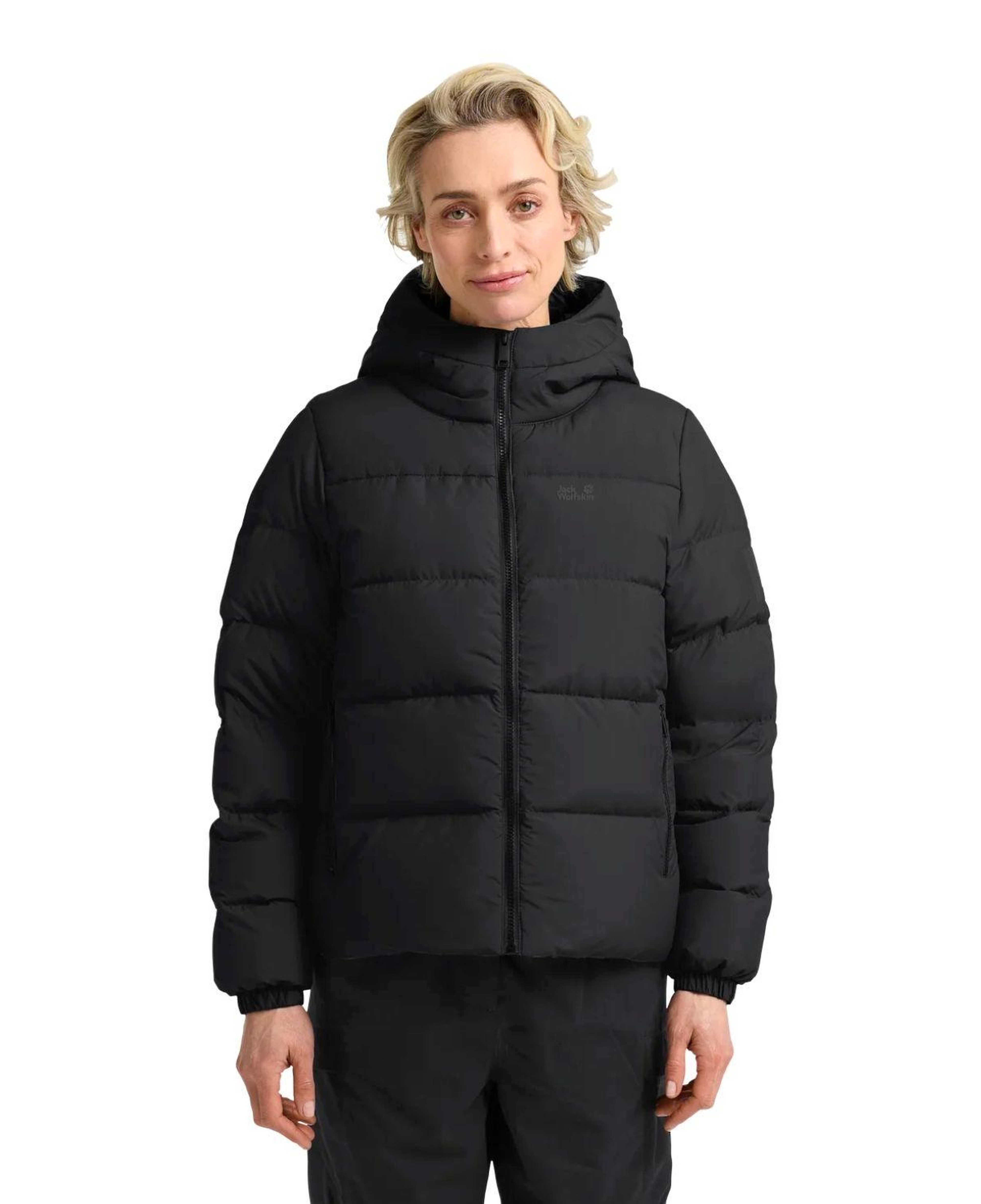 Jack Wolfskin Frozen Palace Rds Kadın Siyah Outdoor Ceketi