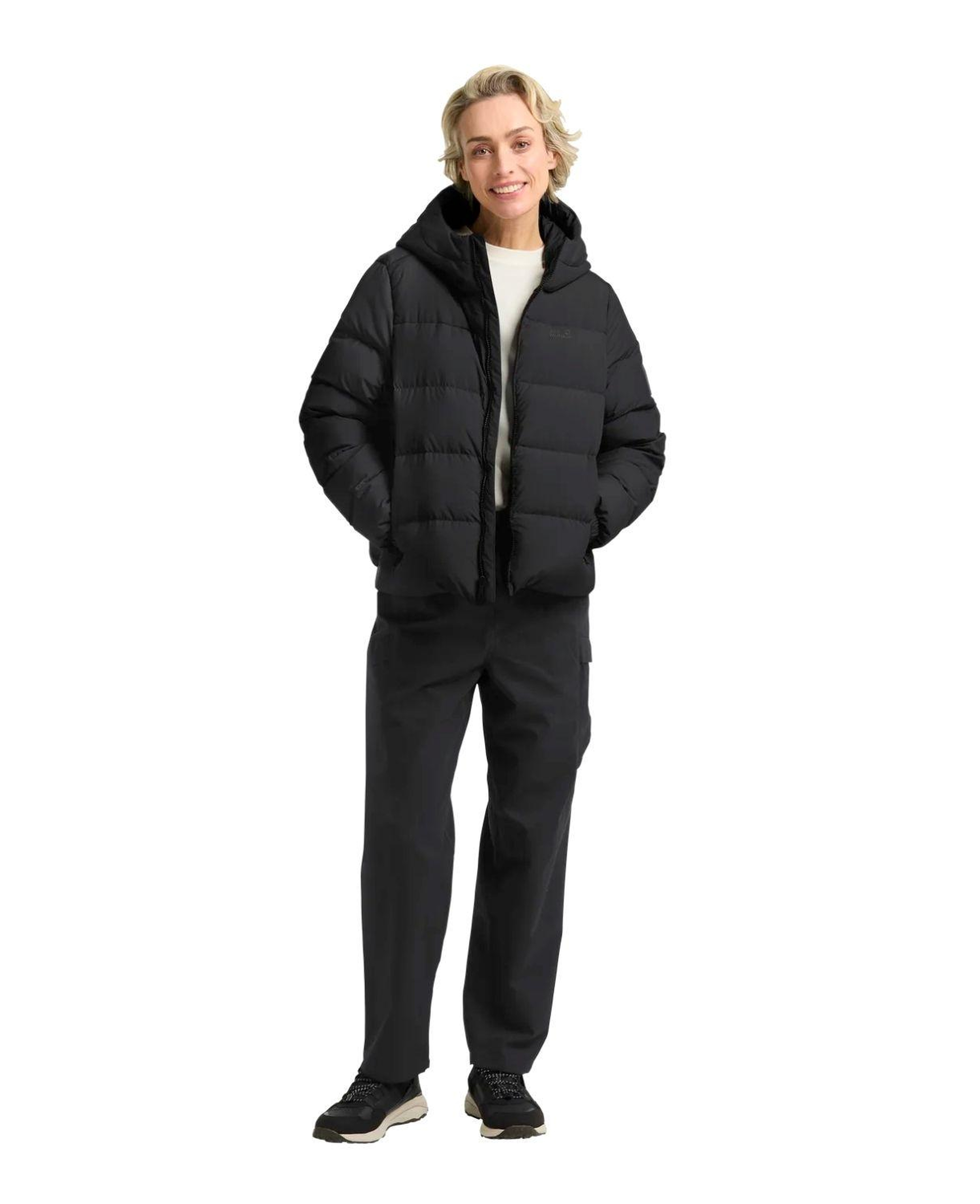 Jack Wolfskin Frozen Palace Rds Kadın Siyah Outdoor Ceketi