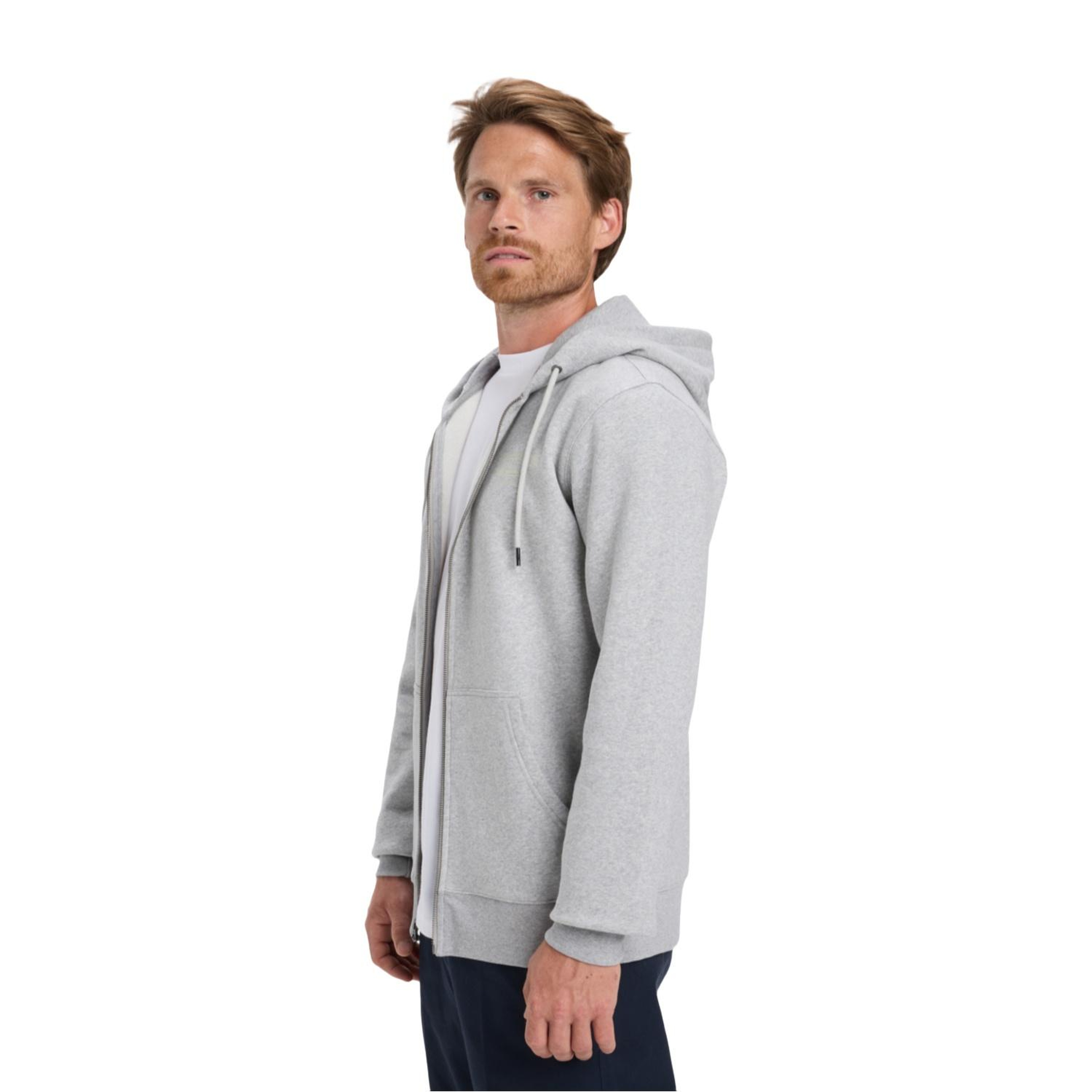 Quiksilver Zip Hood Chest Logo Erkek Sweatshirt