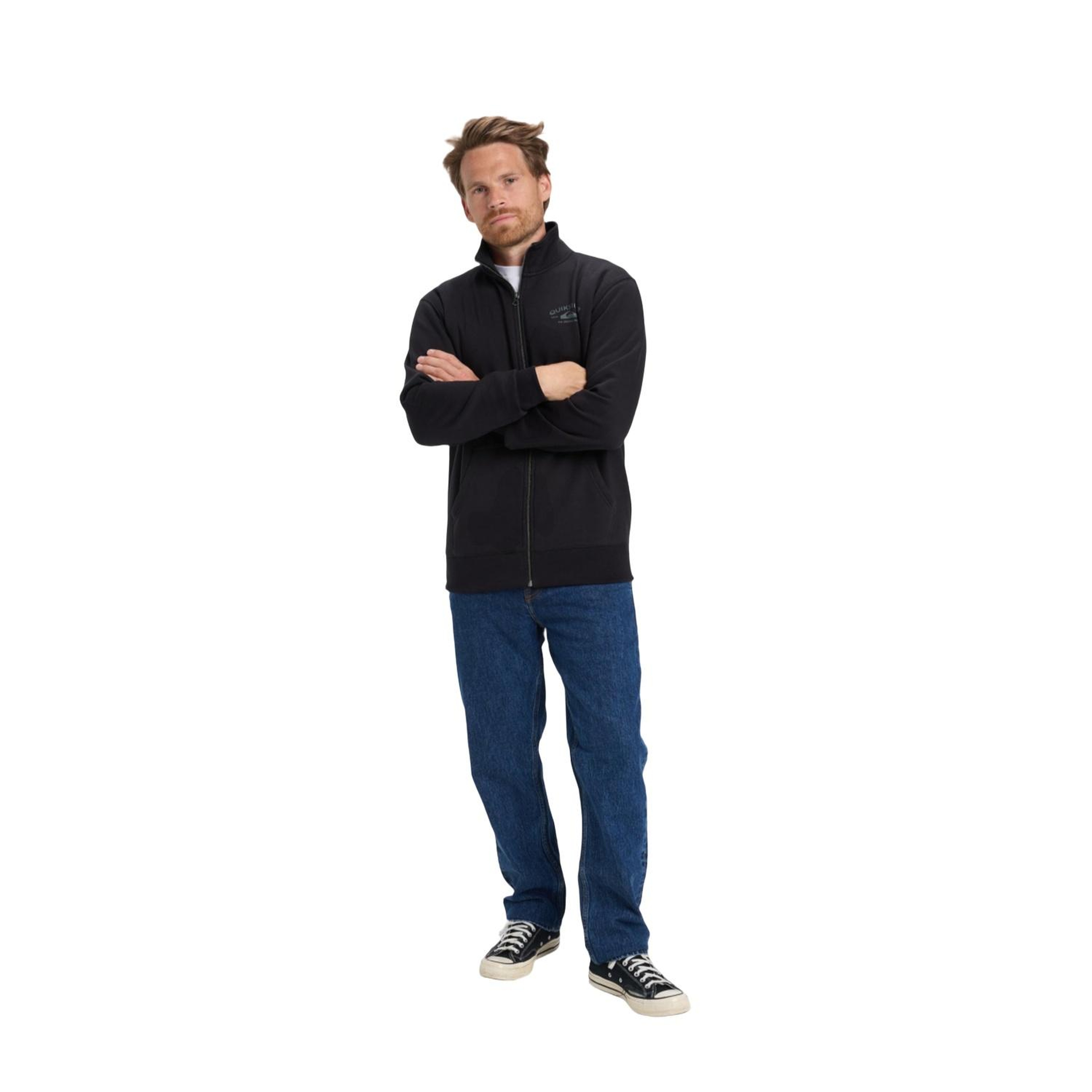 Quiksilver Zip Fleece No Hood Erkek Sweatshirt