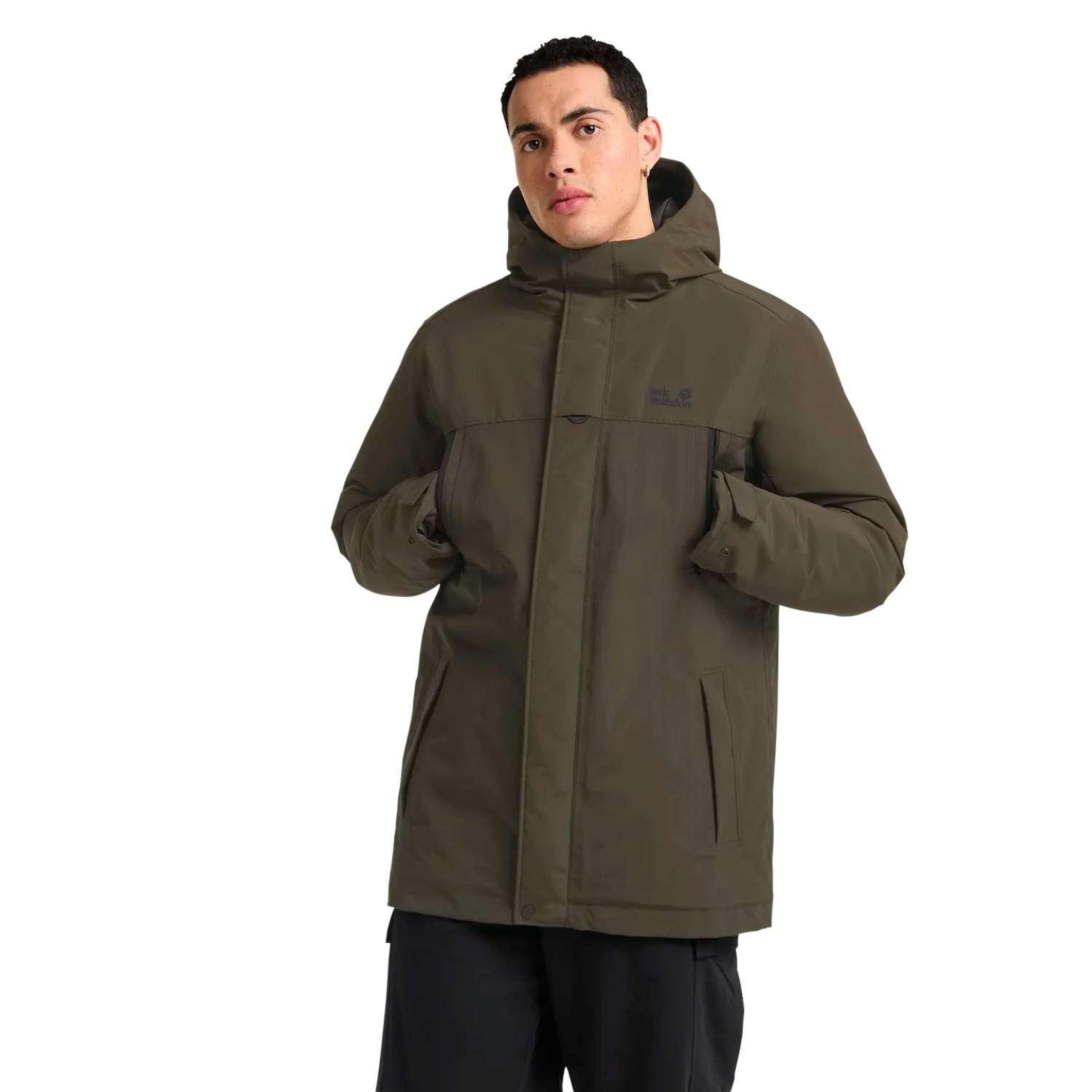 Jack Wolfskin Glacier Shield Erkek Yeşil Outdoor Ceketi
