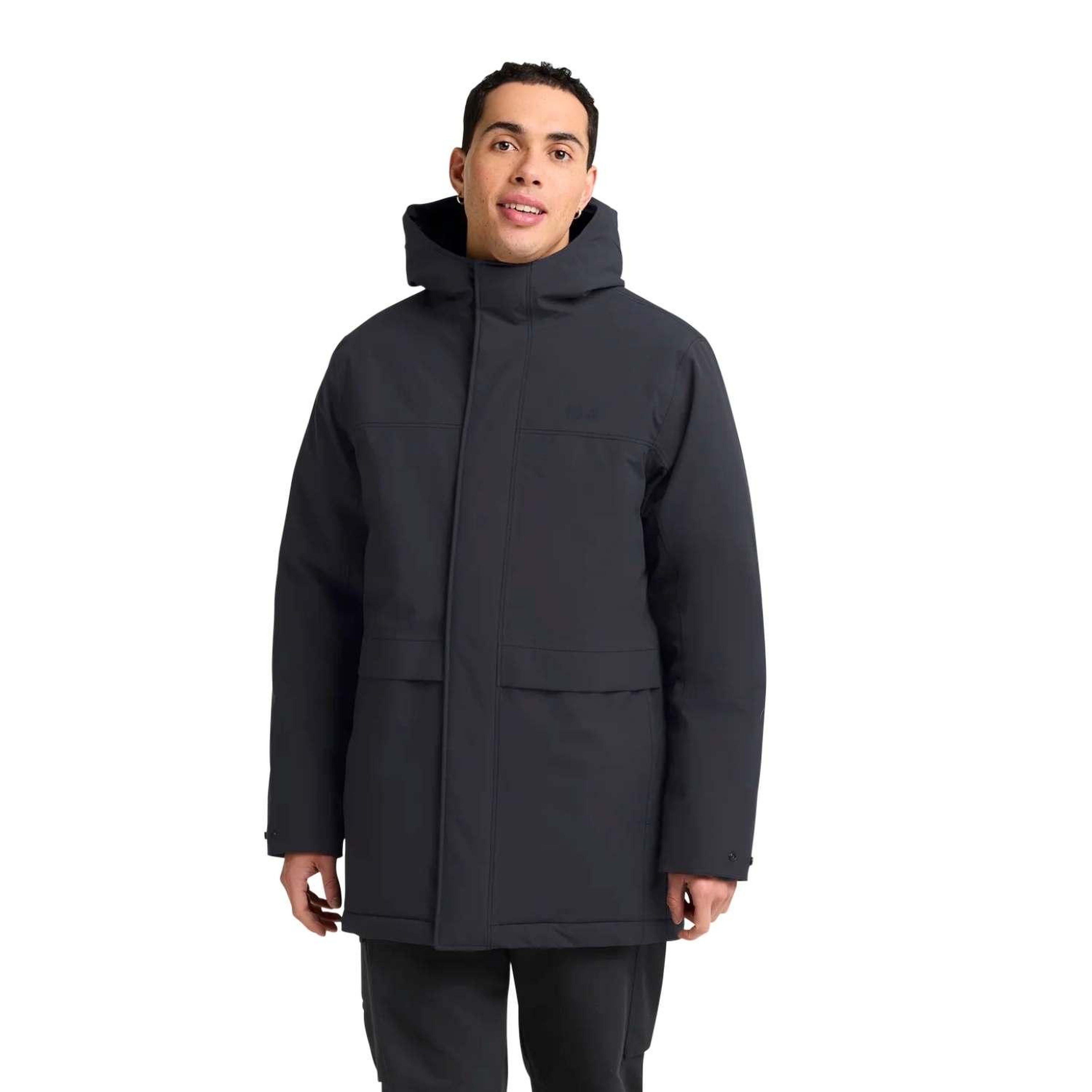 Jack Wolfskin Cold Camp Erkek Mavi Outdoor Ceketi