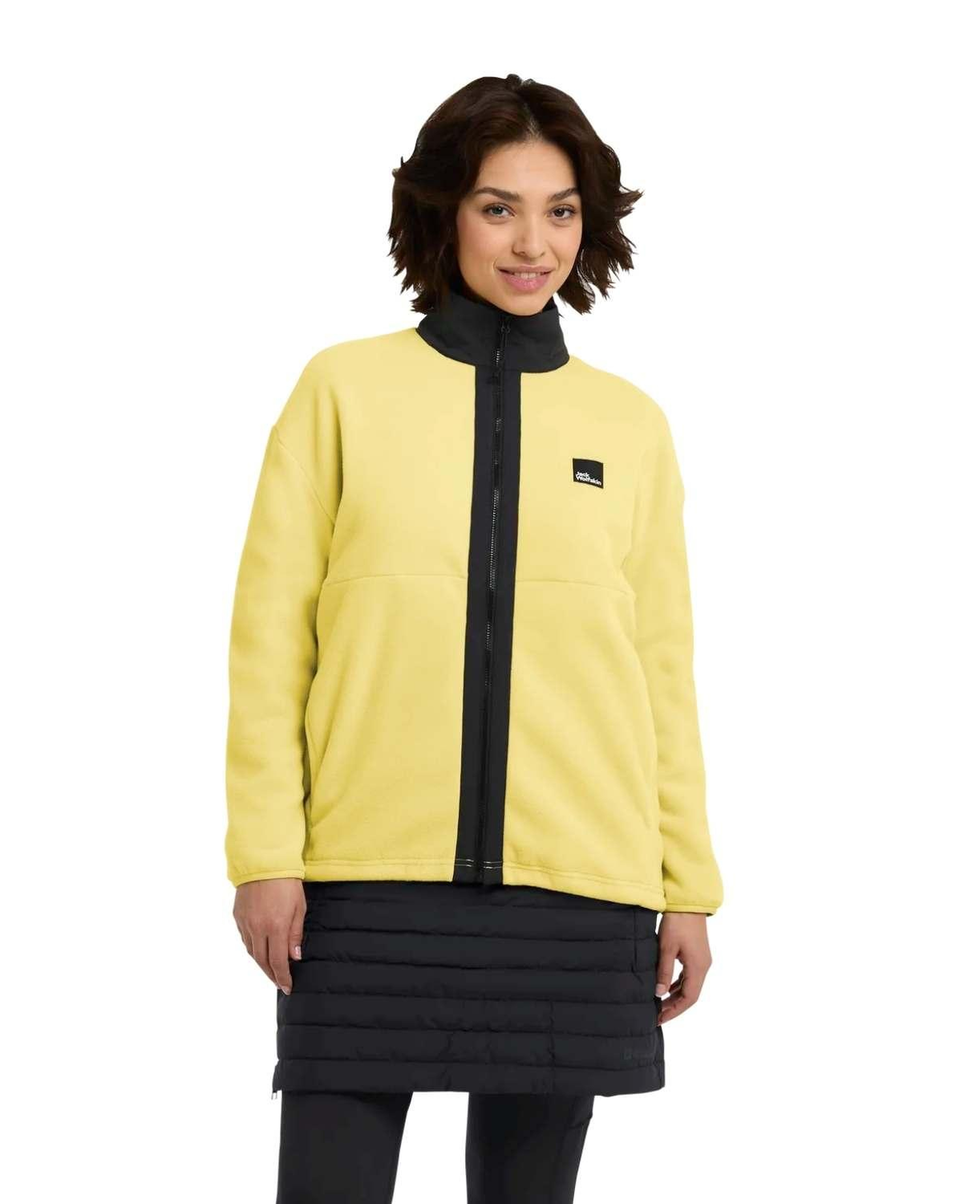 Jack Wolfskin Sumetro Fz Kadın Sarı Polar Ceket