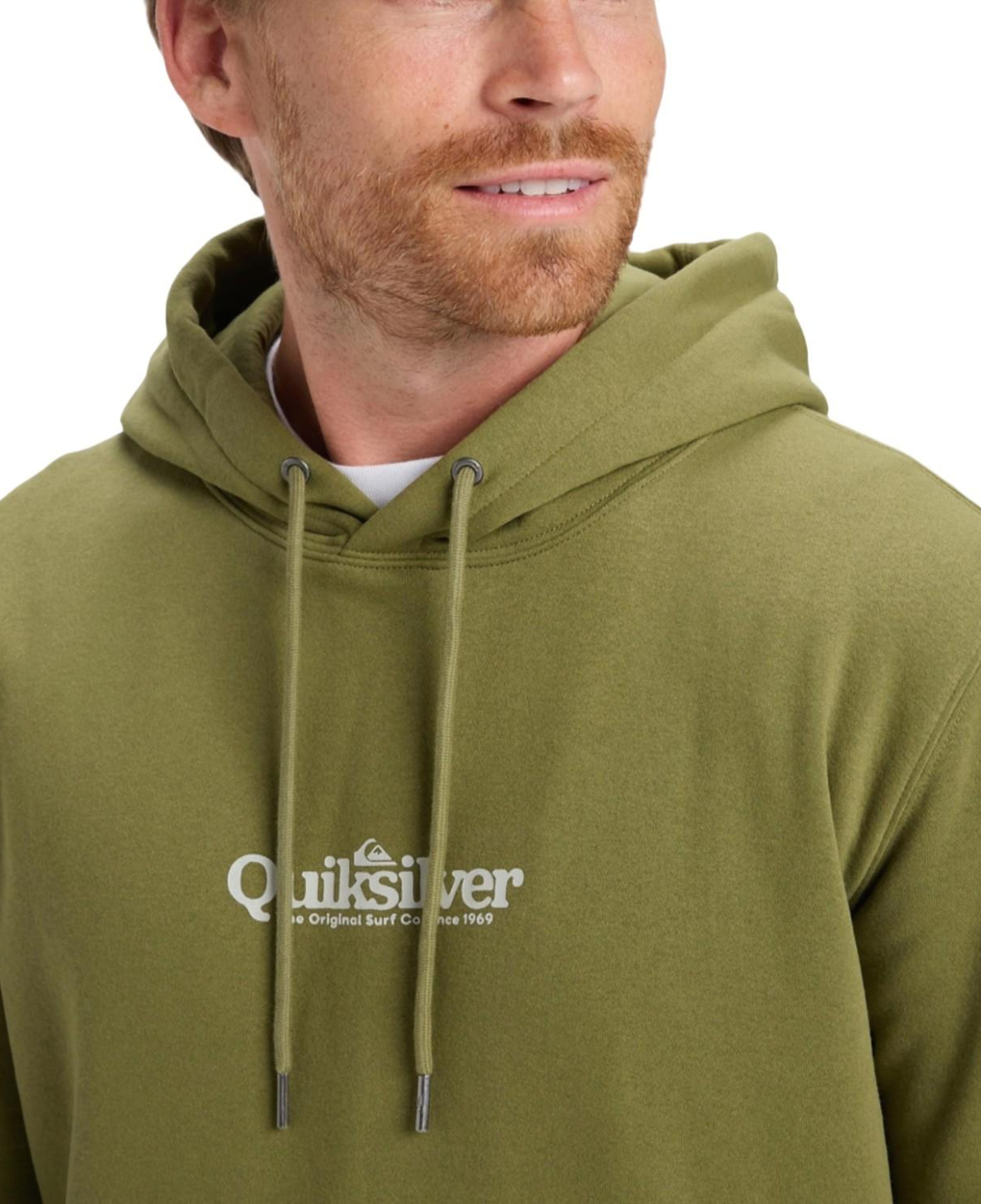 Quiksilver Screen Fleece Fineline Hoodie Erkek Sweatshirt
