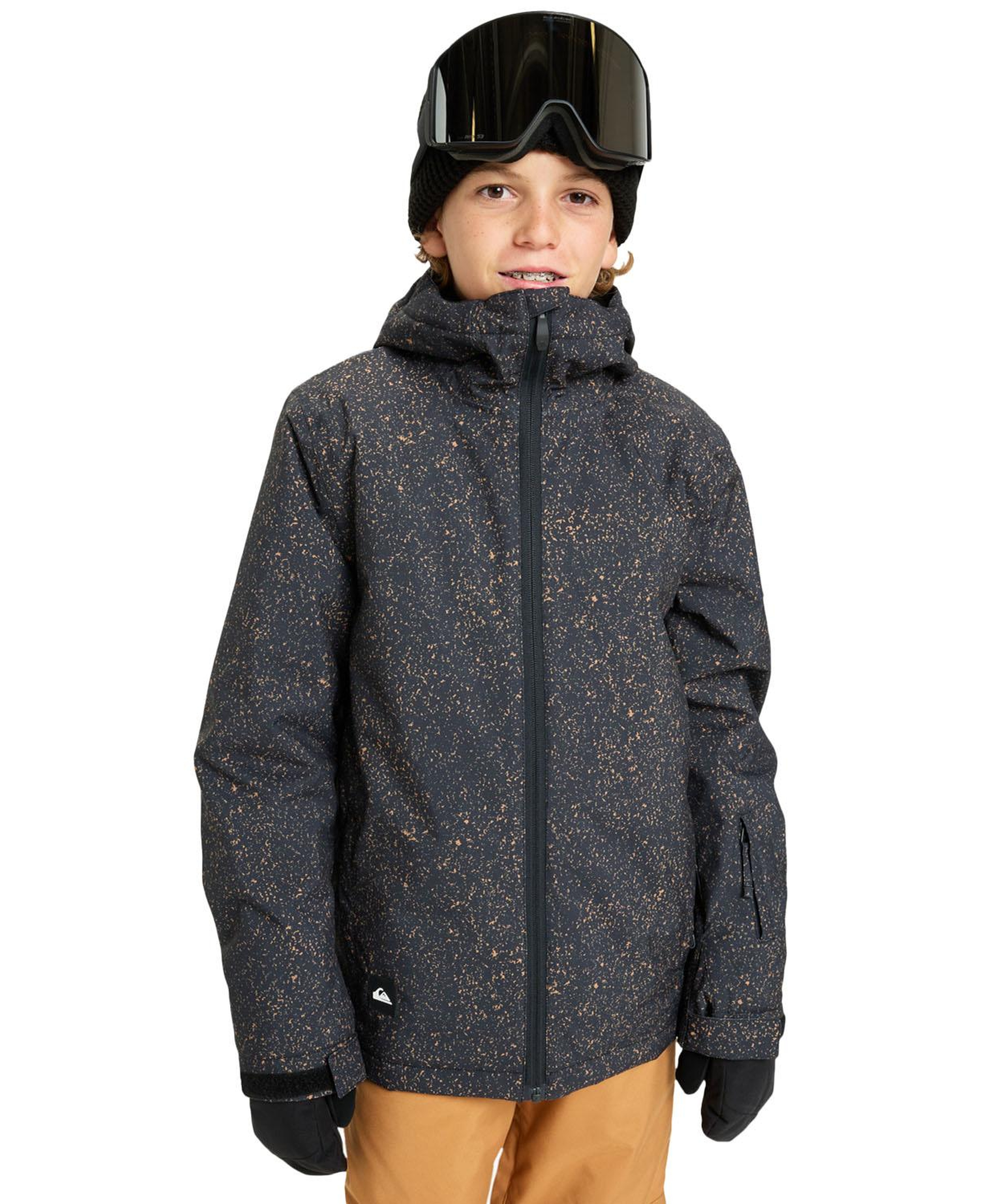 Quiksilver Mission Printed Youth Erkek Çocuk Snowboard Ceketi