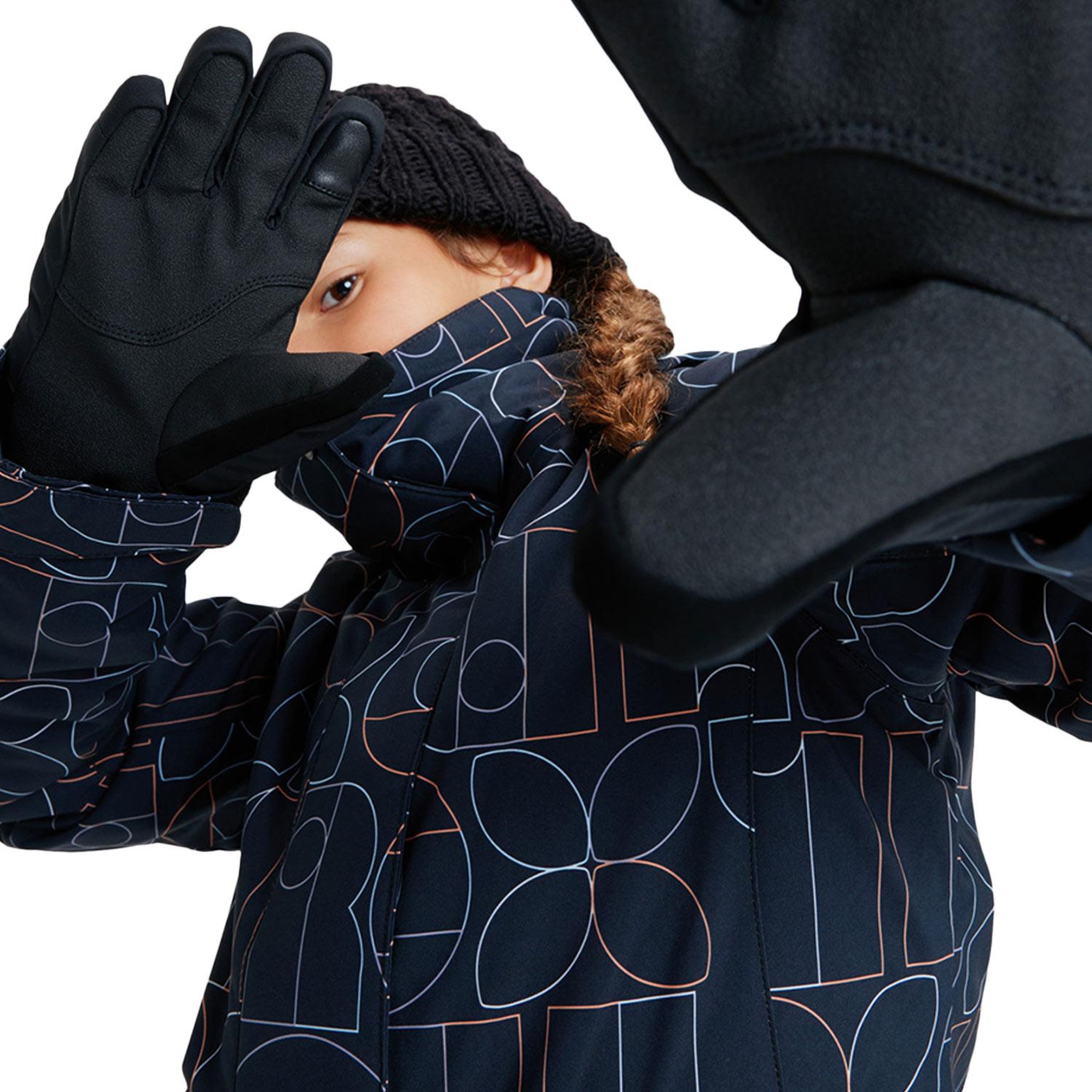 Roxy Jetty Kız Çocuk Siyah Snowboard Ceketi