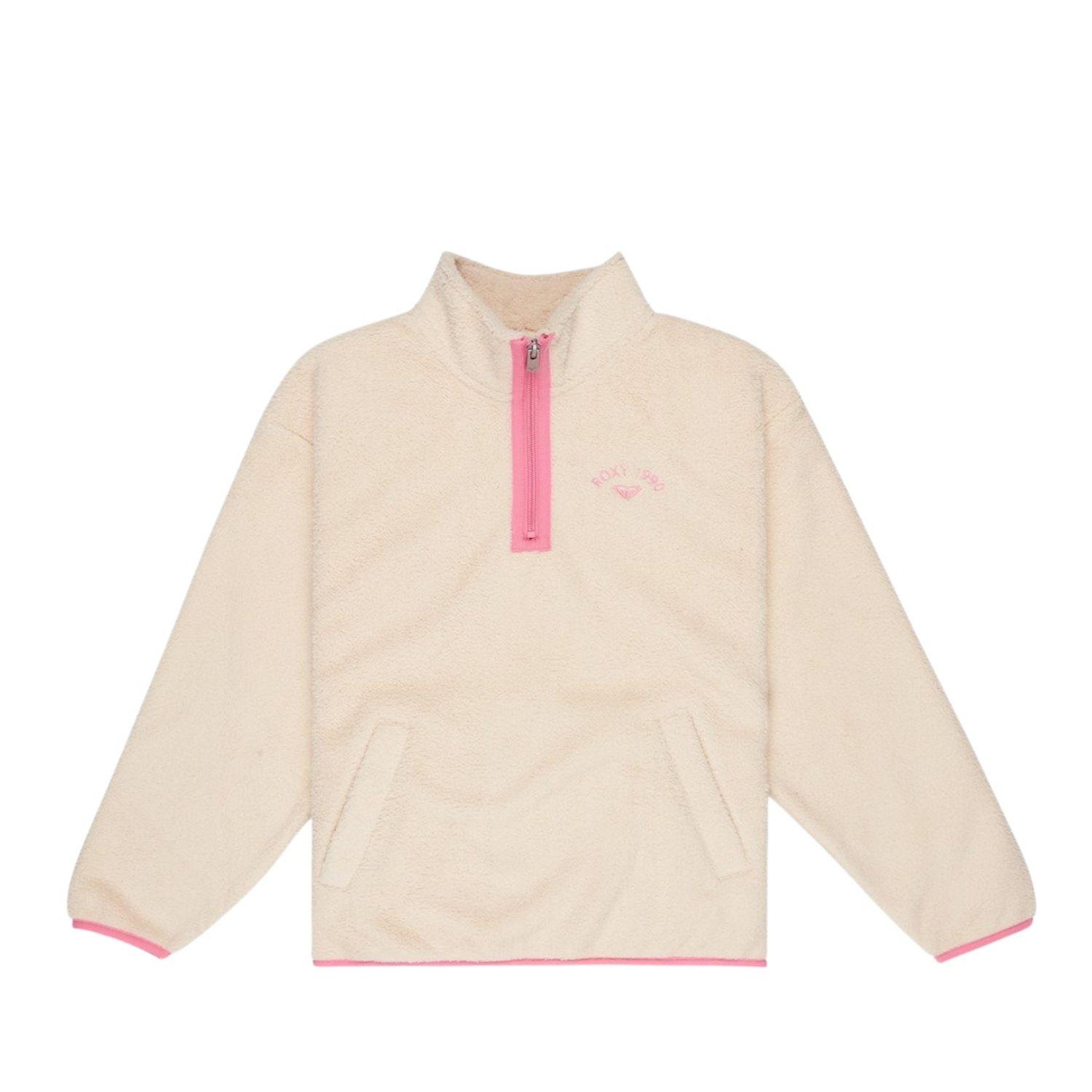 Roxy Lucky Kız Çocuk Bej Polar Ceket