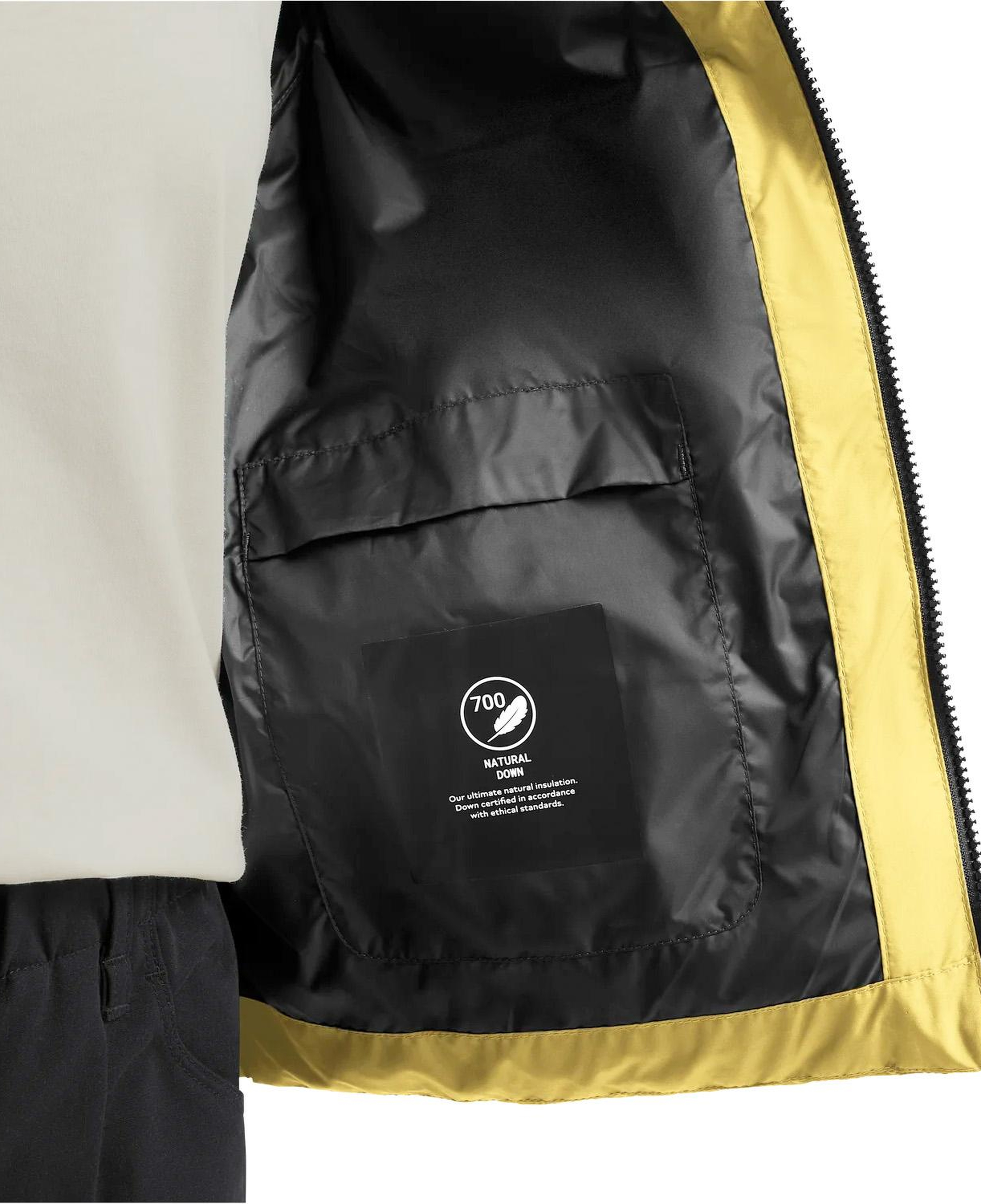 Jack Wolfskin Frozen Palace Rds Kadın Sarı Outdoor Ceketi