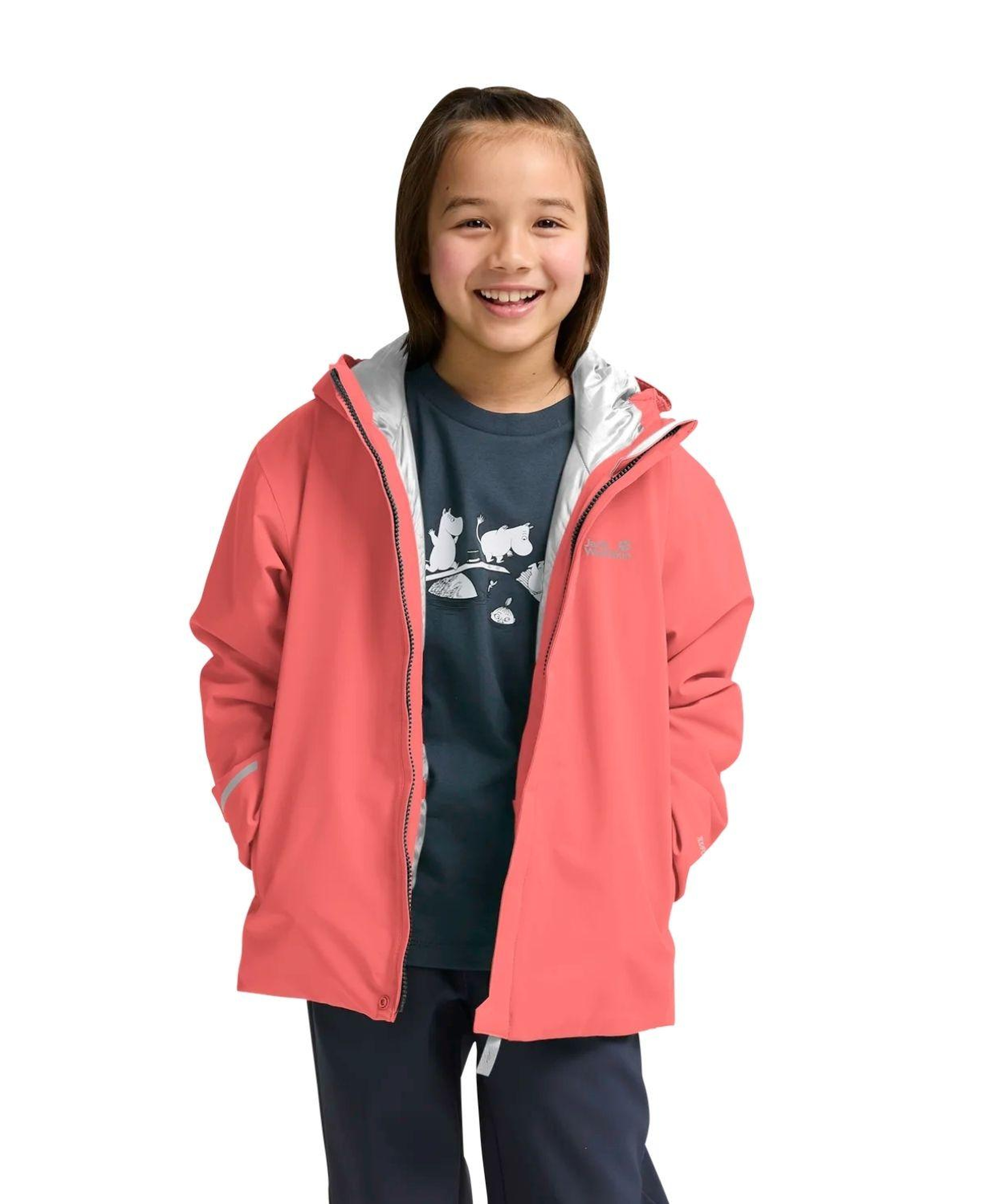 Jack Wolfskin Flowline Ski Unisex Çocuk Outdoor Ceketi