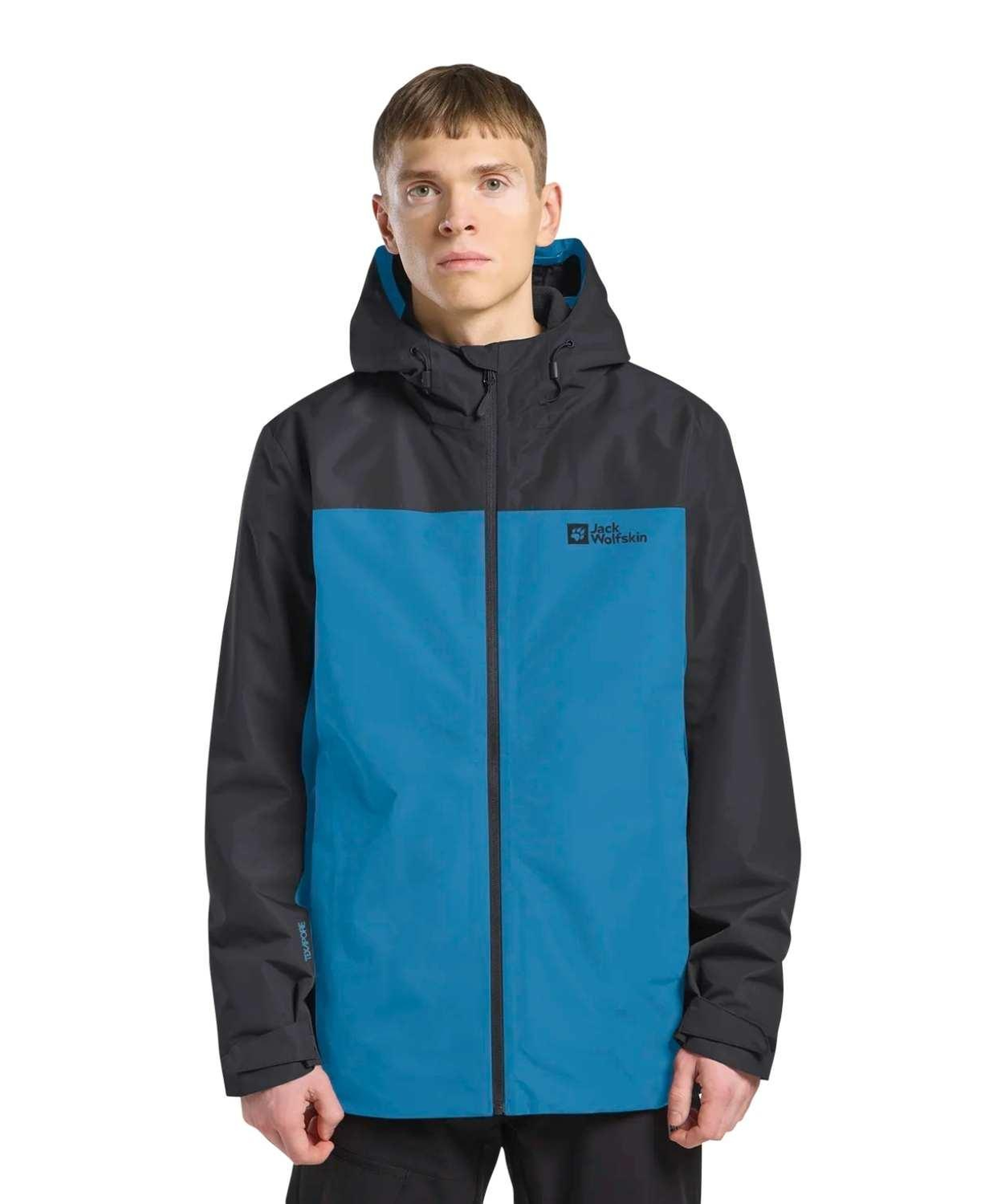 Jack Wolfskin Taubenberg 3in1 Erkek Mavi Outdoor Ceketi