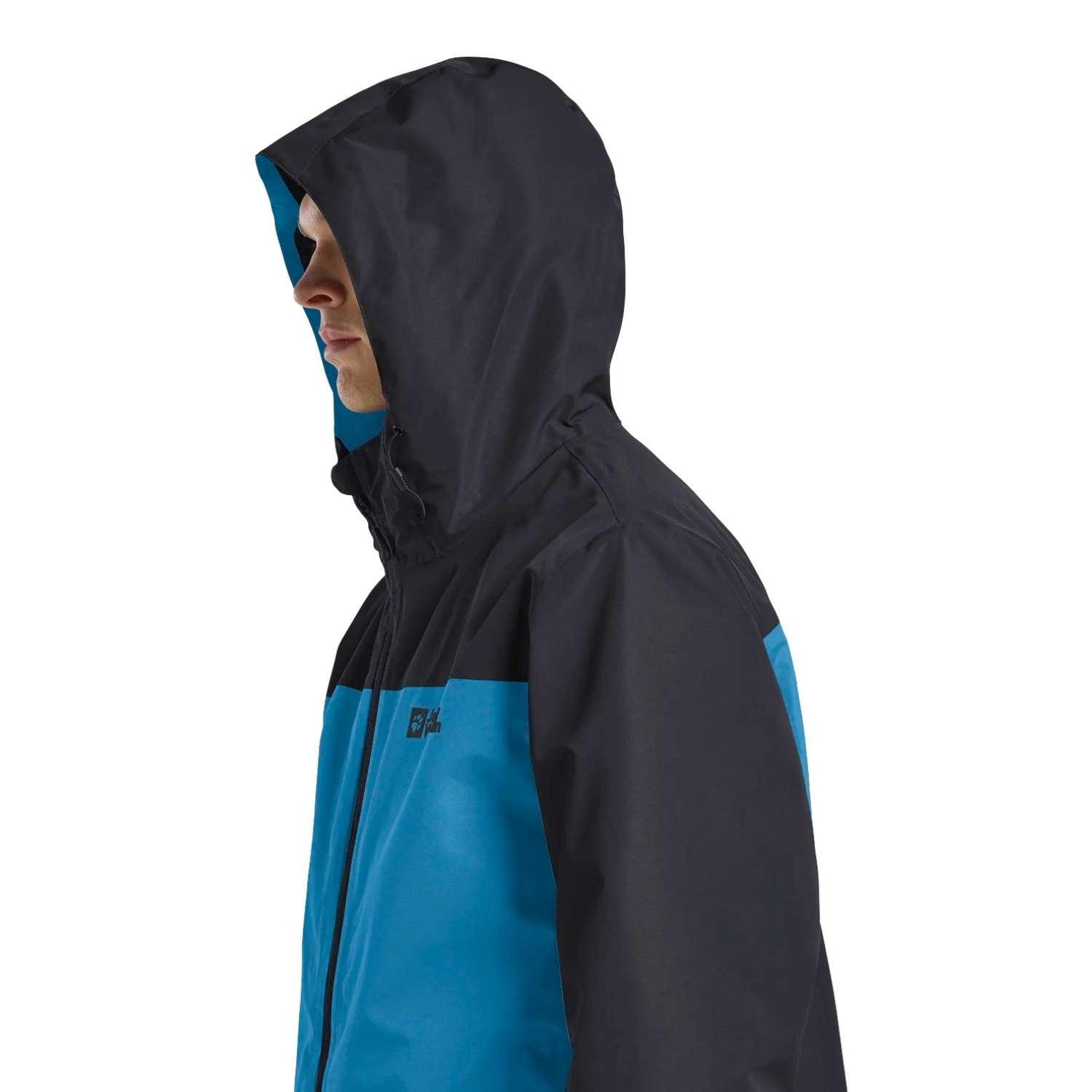 Jack Wolfskin Taubenberg 3in1 Erkek Mavi Outdoor Ceketi