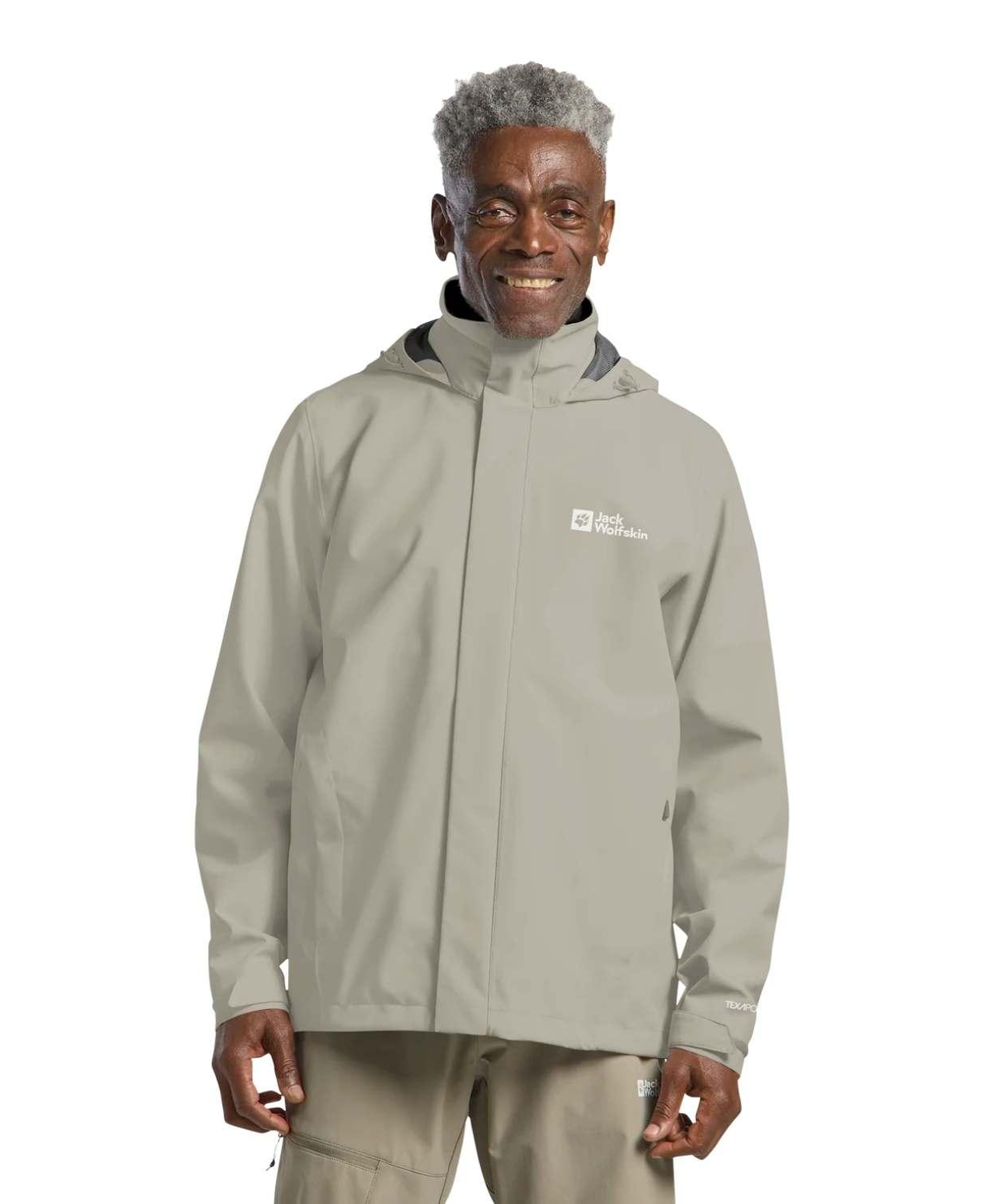 Jack Wolfskin Trailtime 2L Erkek Bej Outdoor Ceketi