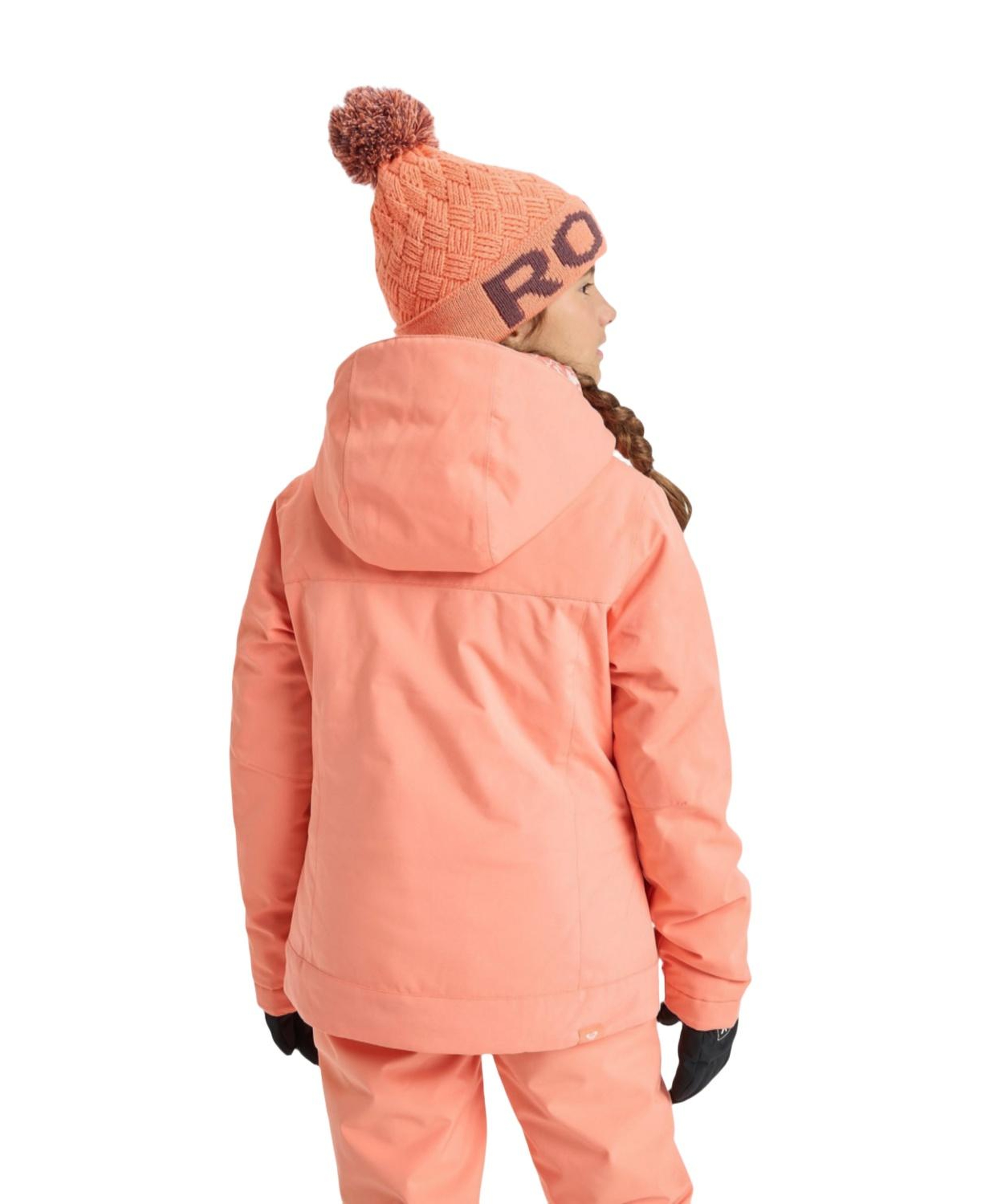Roxy Meade Kız Çocuk Turuncu Snowboard Ceketi