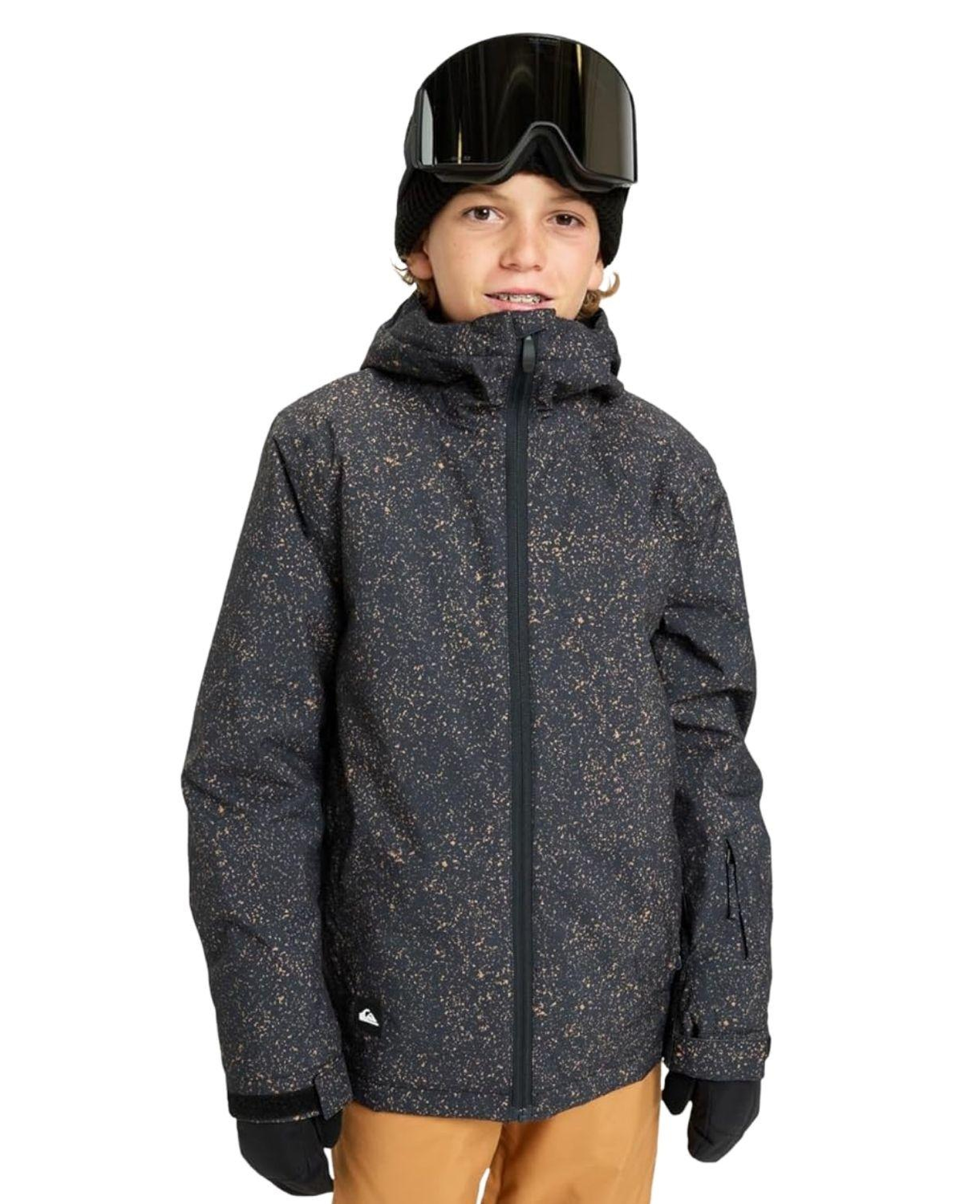 Quiksilver Mission Printed Youth Erkek Çocuk Snowboard Ceketi