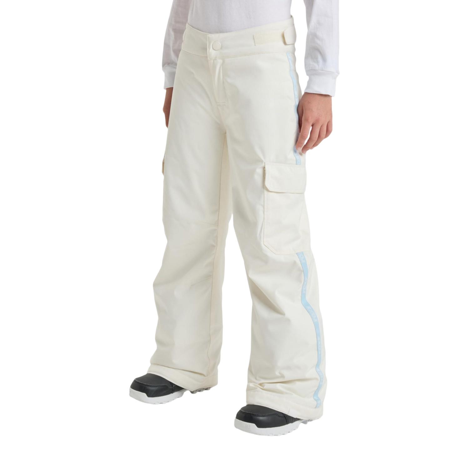 Roxy Banky Ice Kız Çocuk Beyaz Snowboard Pantolonu