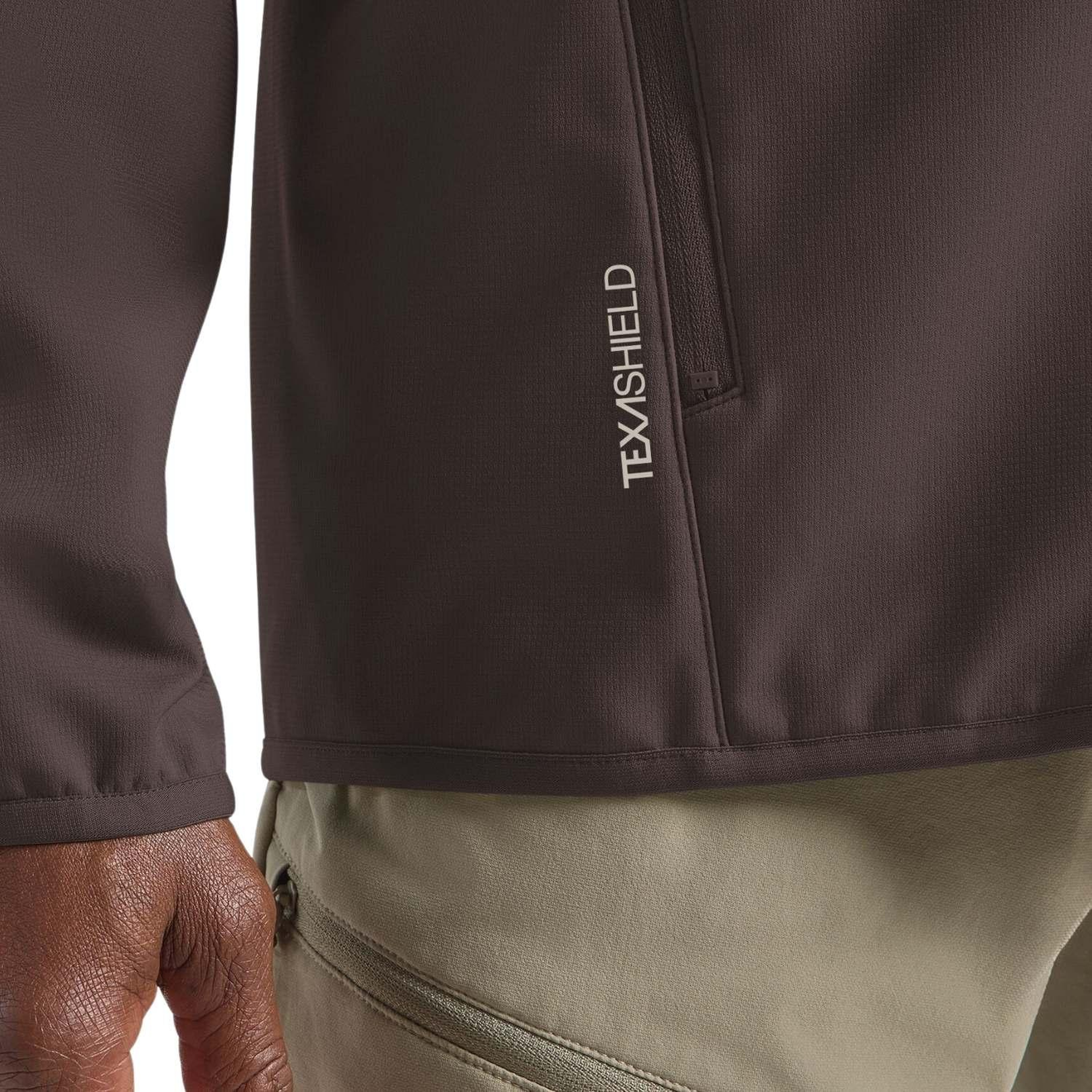 Jack Wolfskin Bornberg Hoody Erkek Kahverengi Softshell