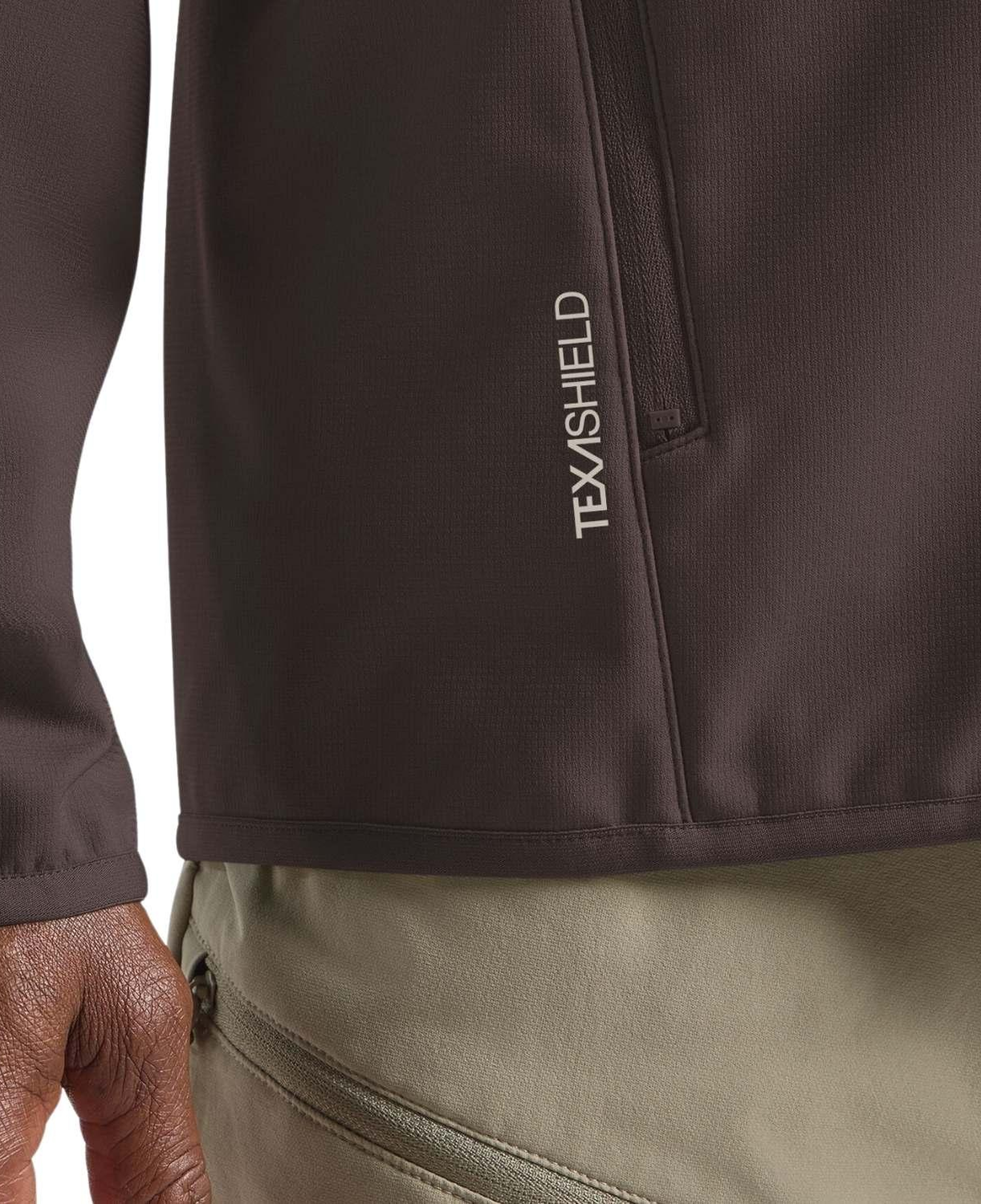 Jack Wolfskin Bornberg Hoody Erkek Kahverengi Softshell