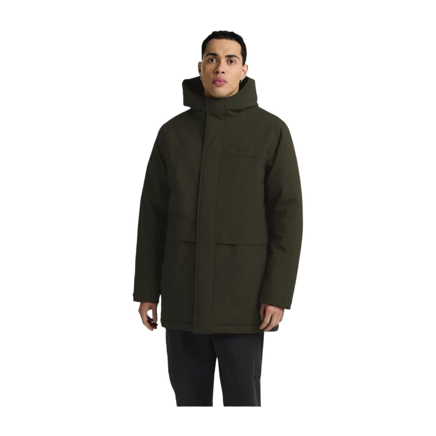 Jack Wolfskin Cold Camp Erkek Yeşil Outdoor Ceketi