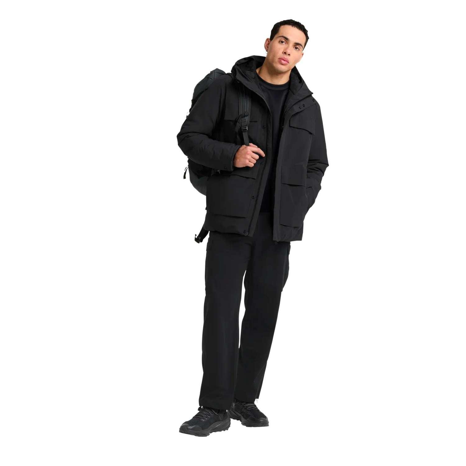 Jack Wolfskin Brandenburger Erkek Siyah Outdoor Ceketi