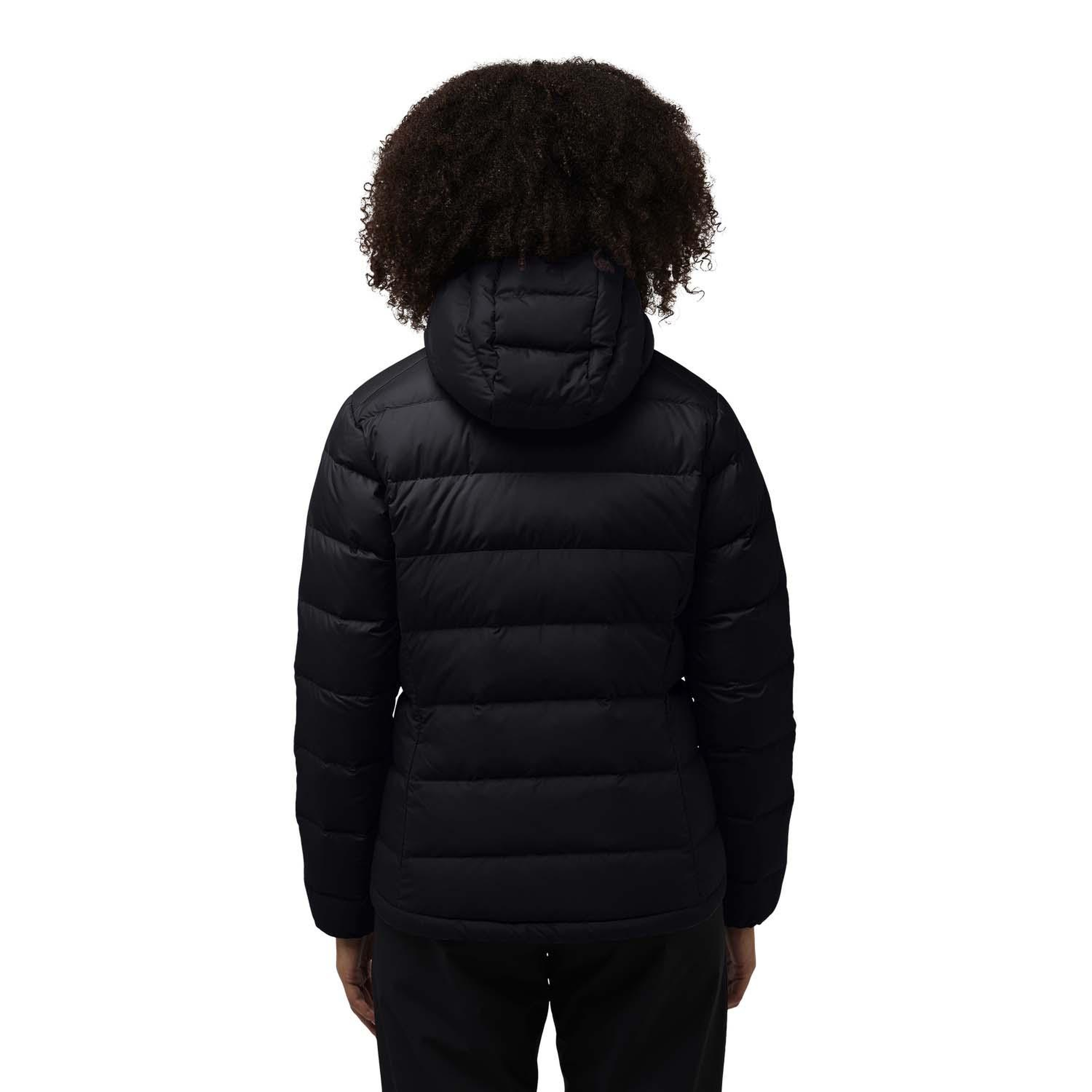 Jack Wolfskin Ather Do Hoody Rds Kadın Siyah Outdoor Ceketi