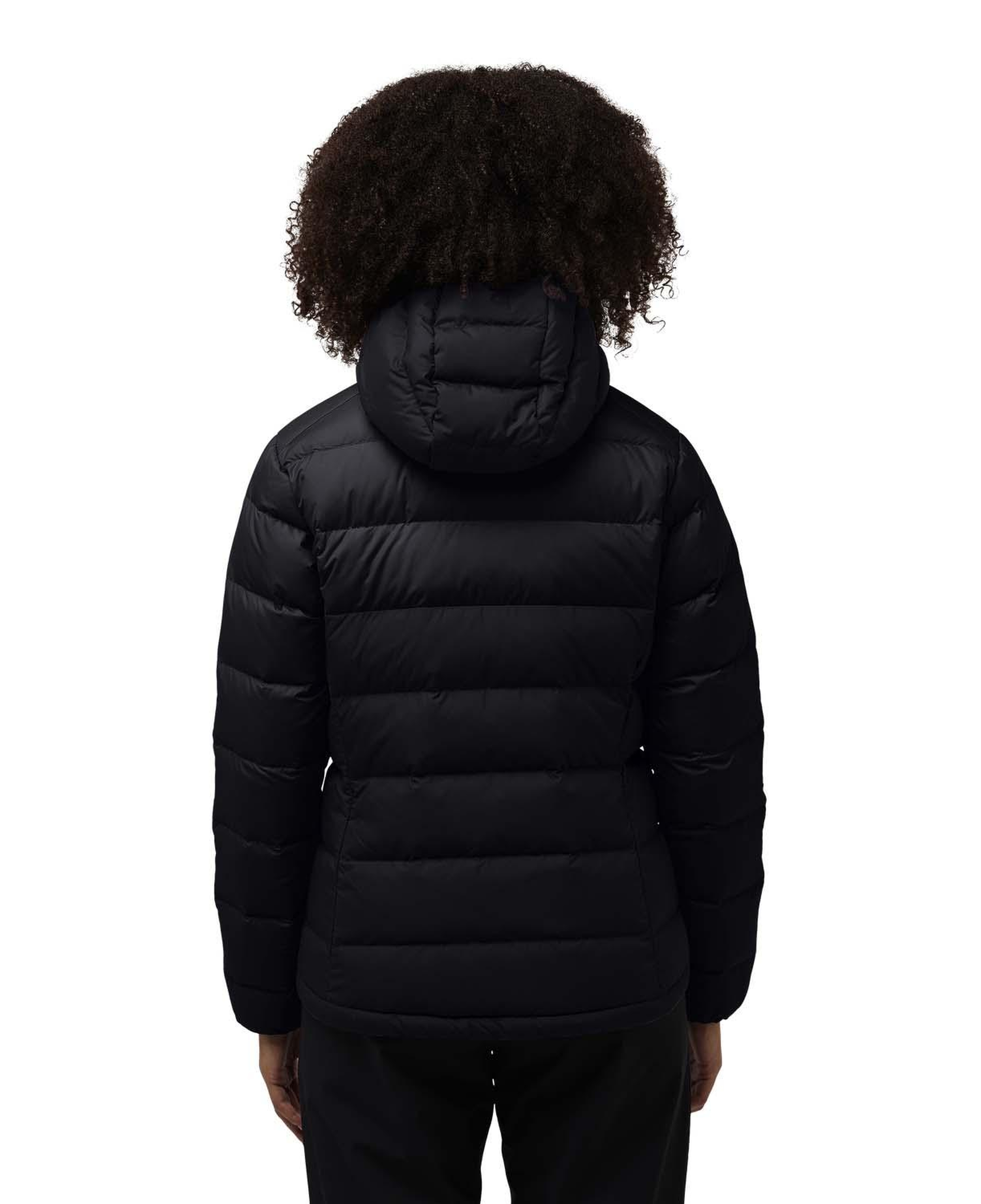 Jack Wolfskin Ather Do Hoody Rds Kadın Siyah Outdoor Ceketi
