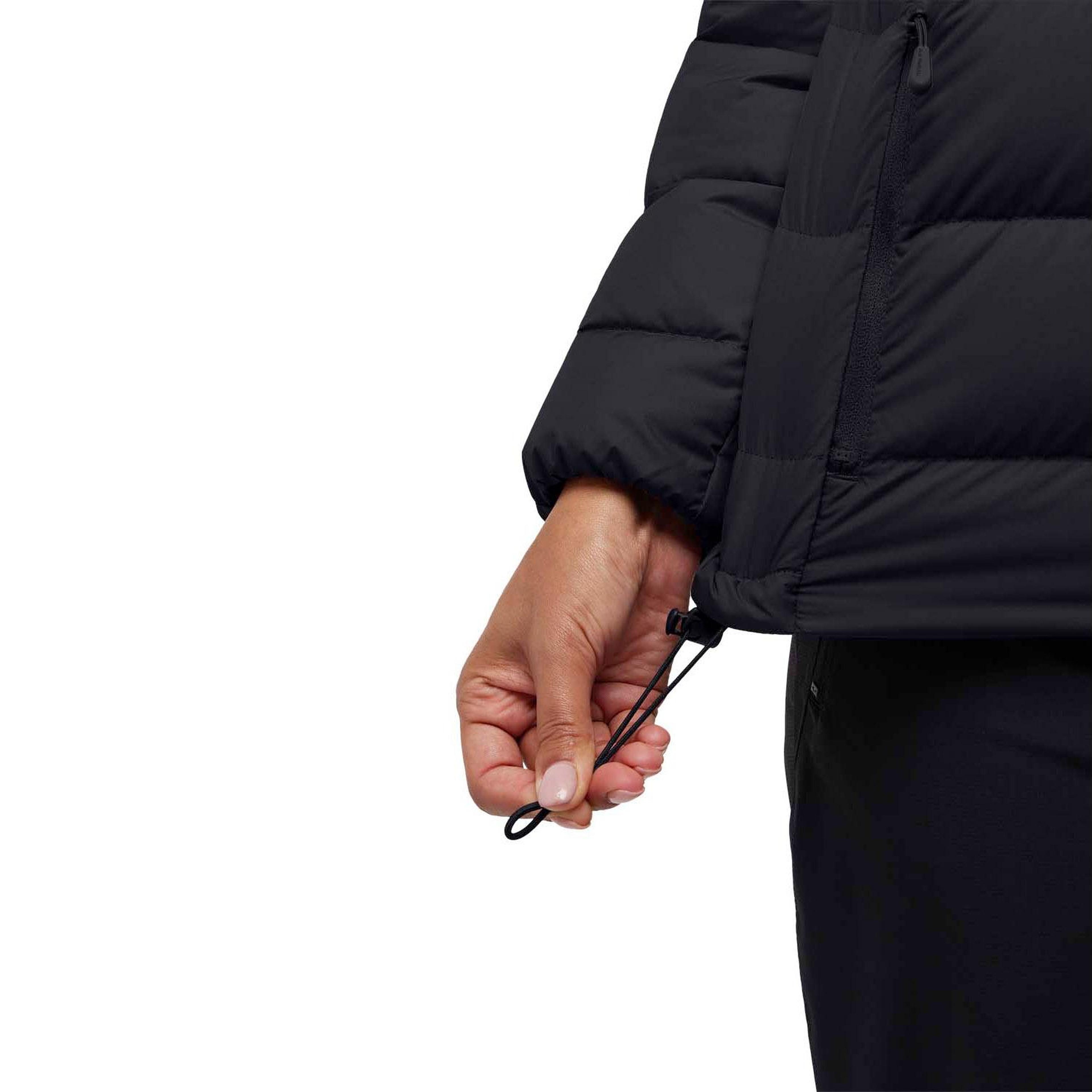 Jack Wolfskin Ather Do Hoody Rds Kadın Siyah Outdoor Ceketi