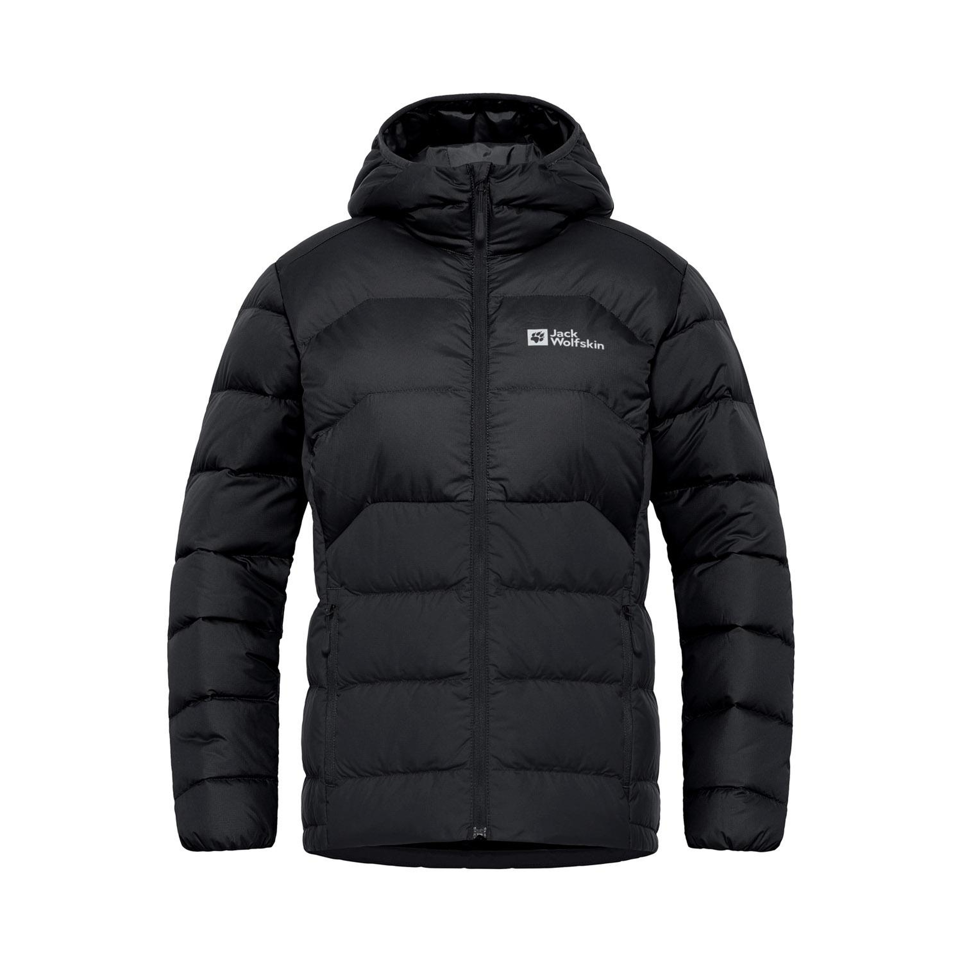 Jack Wolfskin Ather Do Hoody Rds Kadın Siyah Outdoor Ceketi